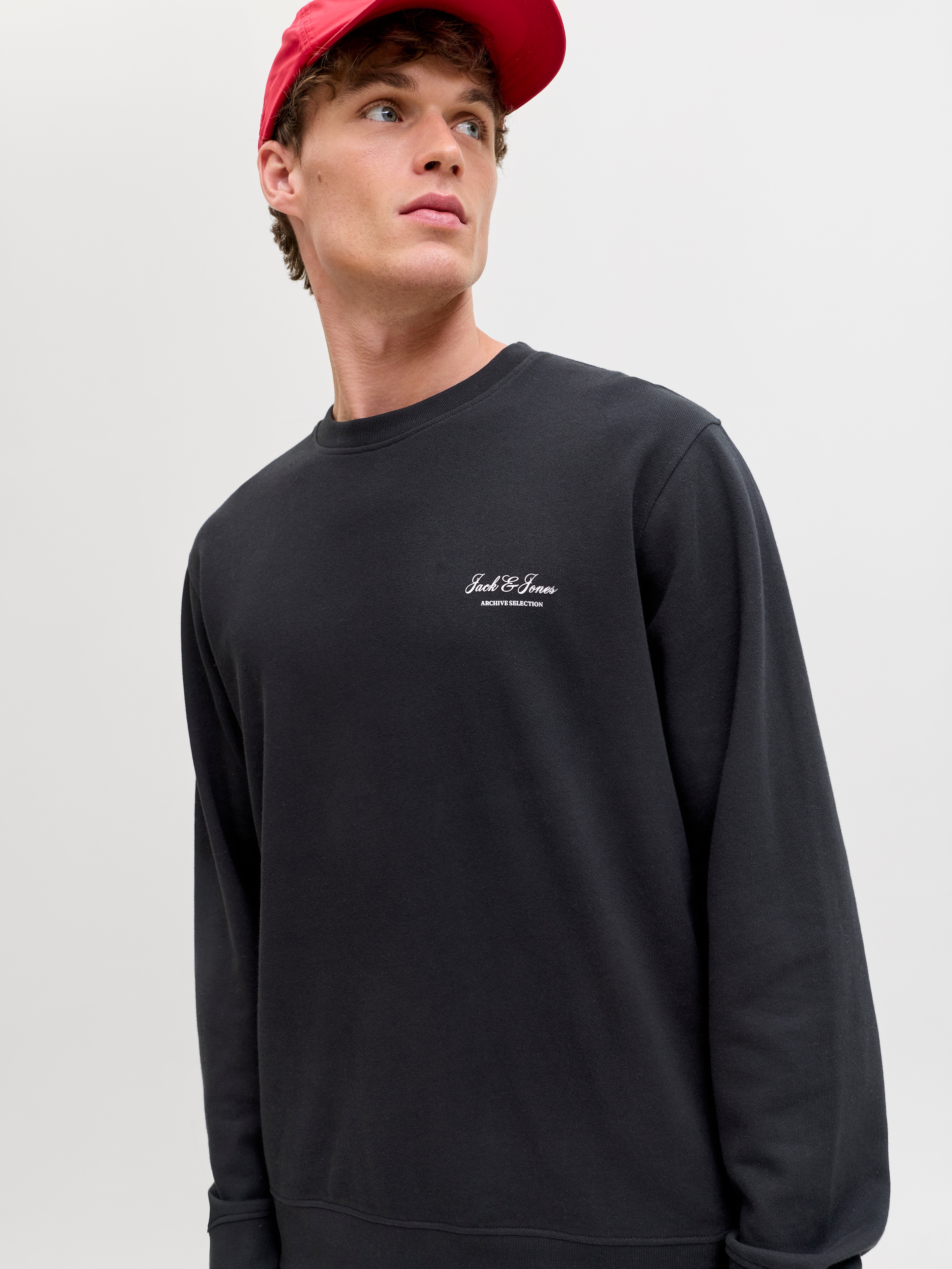 Jack & Jones Sweatshirt »JJEARCHIVE GRAPHIC SWEAT CREW NECK NOOS«, Baumwollmischung, relaxed fit
