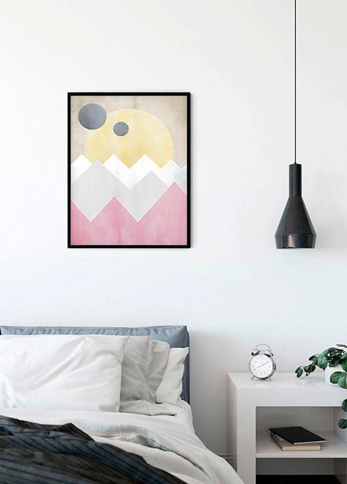 Komar Bild »Sunrise Spring«, Formen-Kunst, (1 St.), Wandbild zur Dekoration - ohne Rahmen