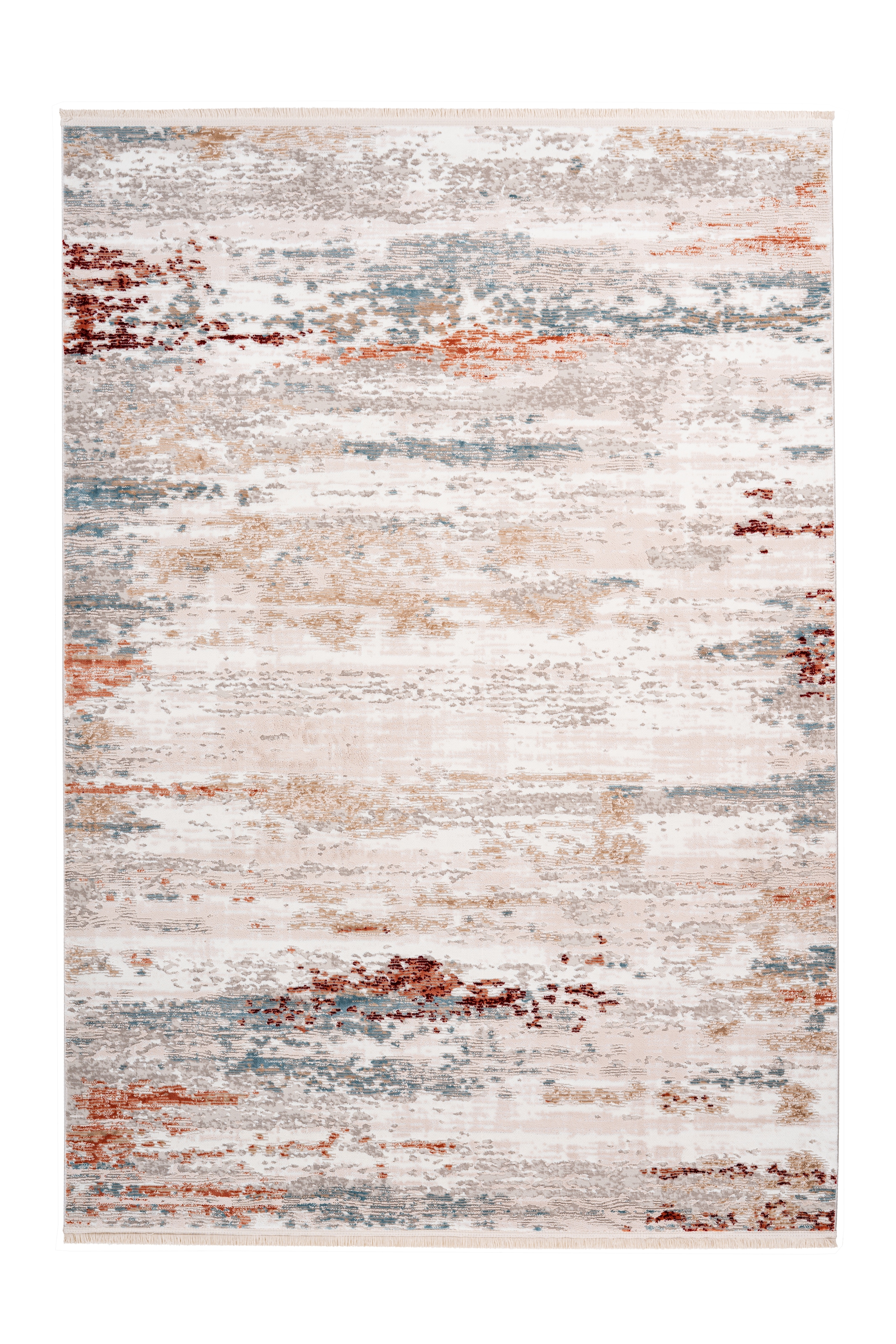 me gusta Teppich »Akropolis 325« rechteckig 12 mm Höhe flacher Teppich mit Baumwollrücken, attraktiver Vintage-Look