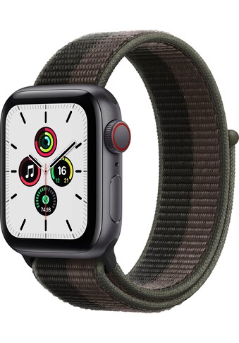 Apple Smartwatch »Series SE, GPS + Cellular, Aluminium-Gehäuse, 44 mm mit Sport Loop«,... kaufen