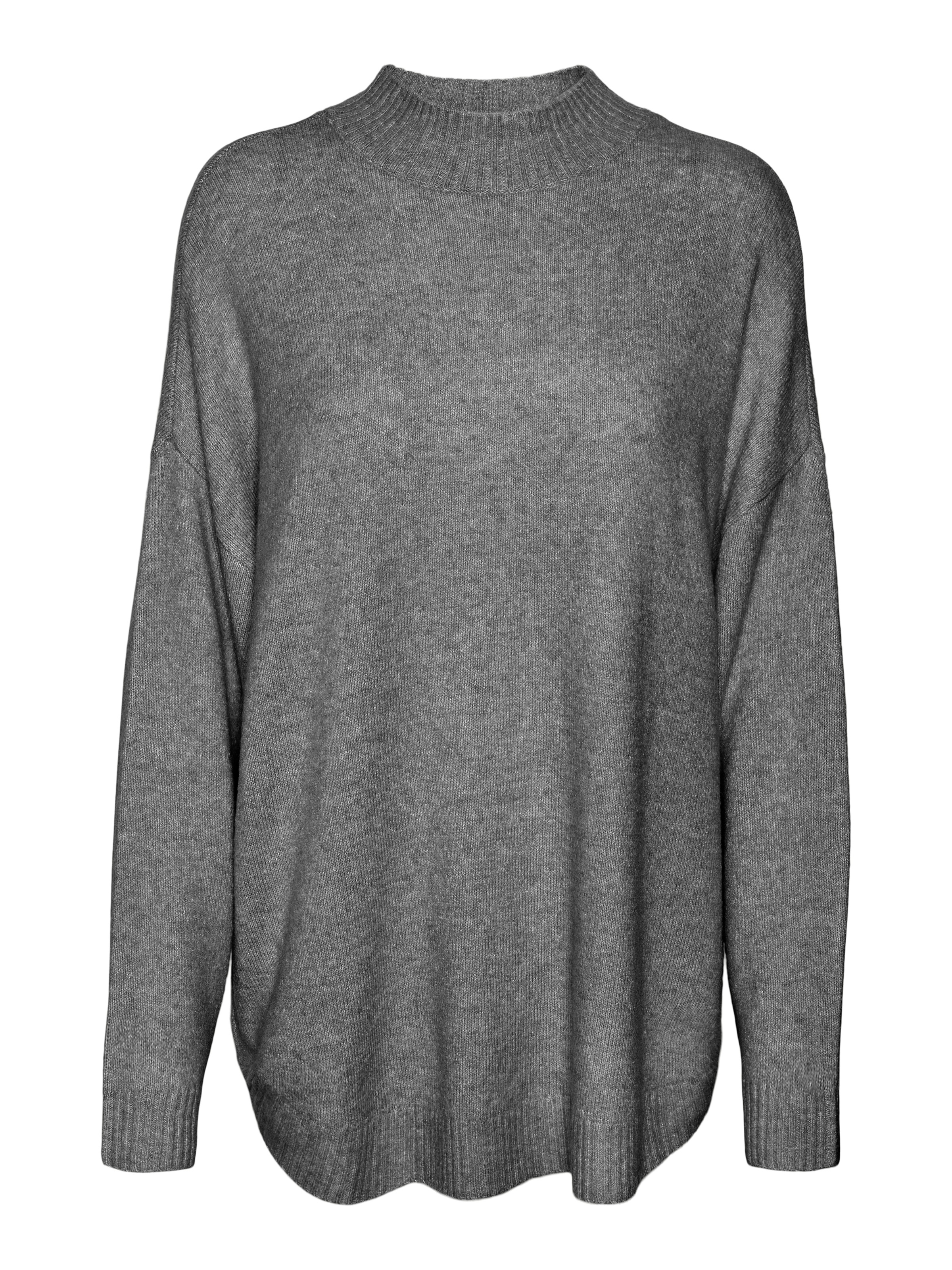 Vero Moda Strickpullover »VMPLAZA LS HIGHNECK LONG PULLOVER GA BOO«