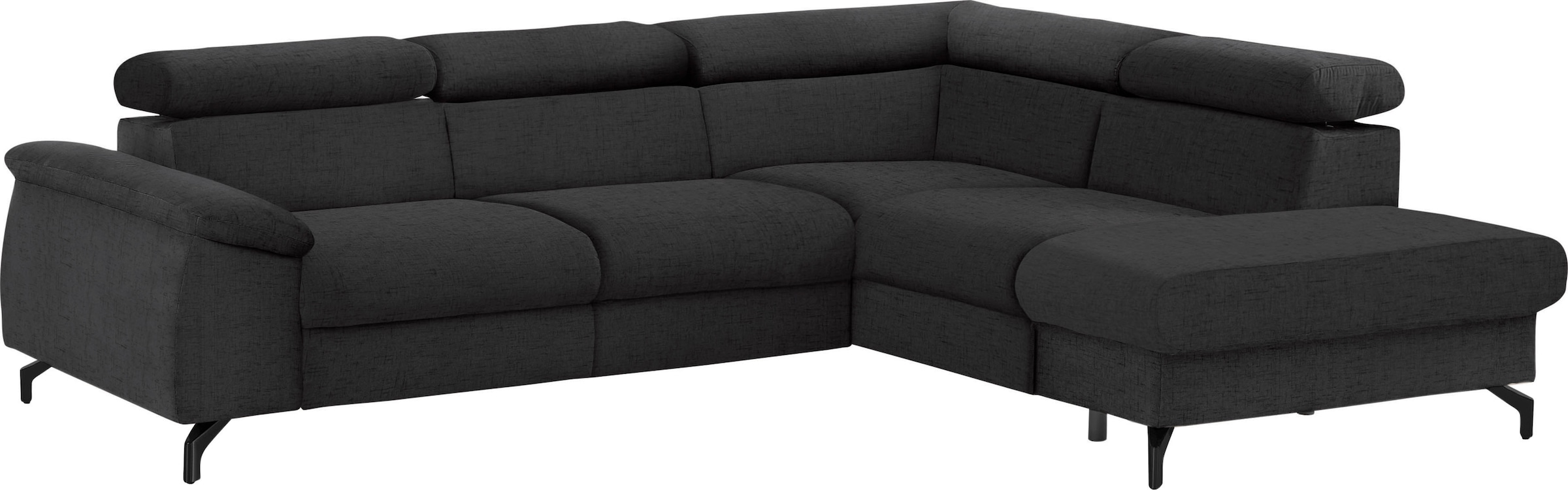 COTTA Ecksofa »Komaris L-Form«, mit Kopfteilverstellung, wahlweise mit Bettfunktion & Bettkasten
