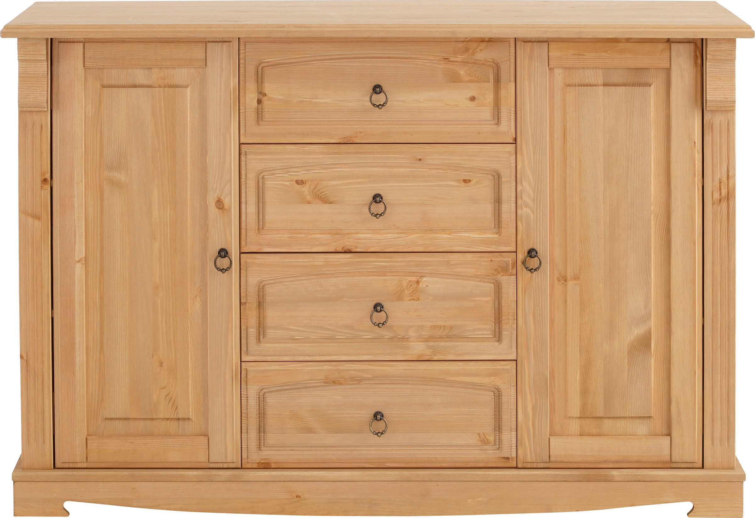 Home affaire Sideboard »Anna«, Kommode aus massiver Kiefer, FSC®, Breite 140 cm