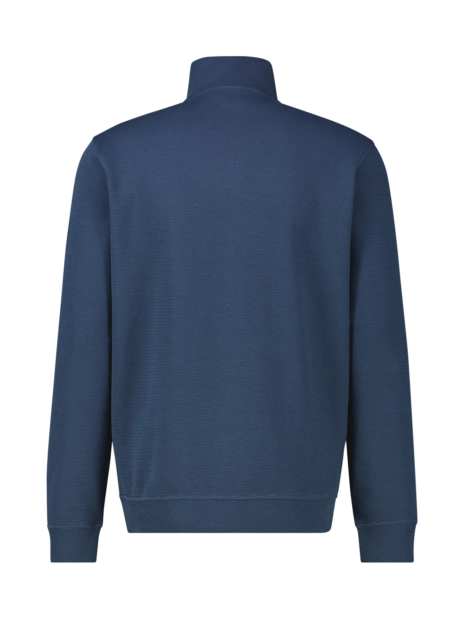 LERROS Sweatshirt »Troyer in Sweatqualität aus Strickmaterial«

