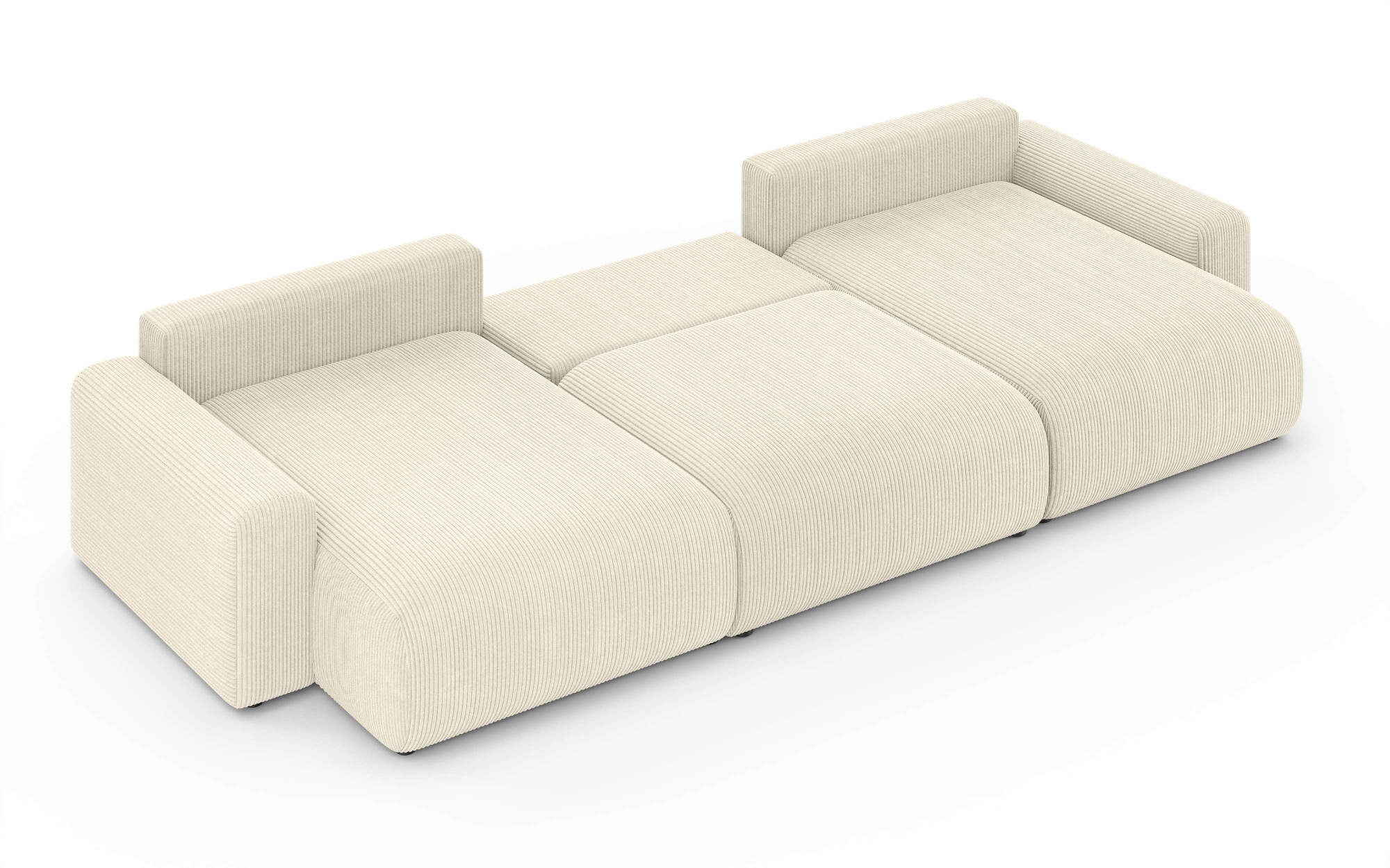 Home affaire Wohnlandschaft »LAKESIDE mit Bettfunktion und Bettkasten, Maße B/T/H: 332,5/142/84 cm« U‑Form mit vielen Kissen und Wellenunterfederung