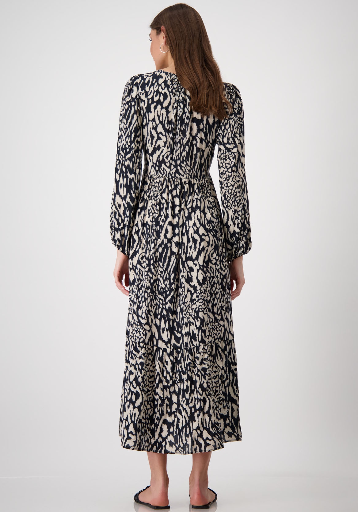 Monari Maxikleid, mit Animalprint