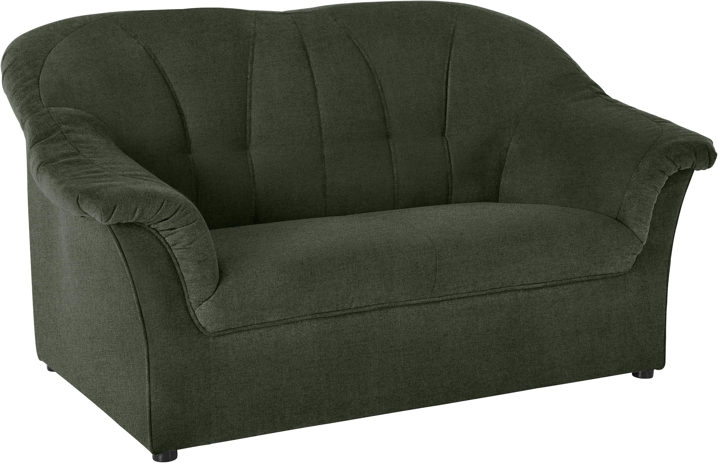 DOMO collection 2-Sitzer »Pegnitz für kleine Räume, Breite 155cm,« zeitlos, elegante Armlehnen, komfortabel