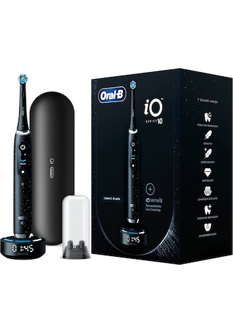 Oral B Elektrische Zahnbürste »iO 10 Cosmic Black«, 1 St. Aufsteckbürsten,... kaufen