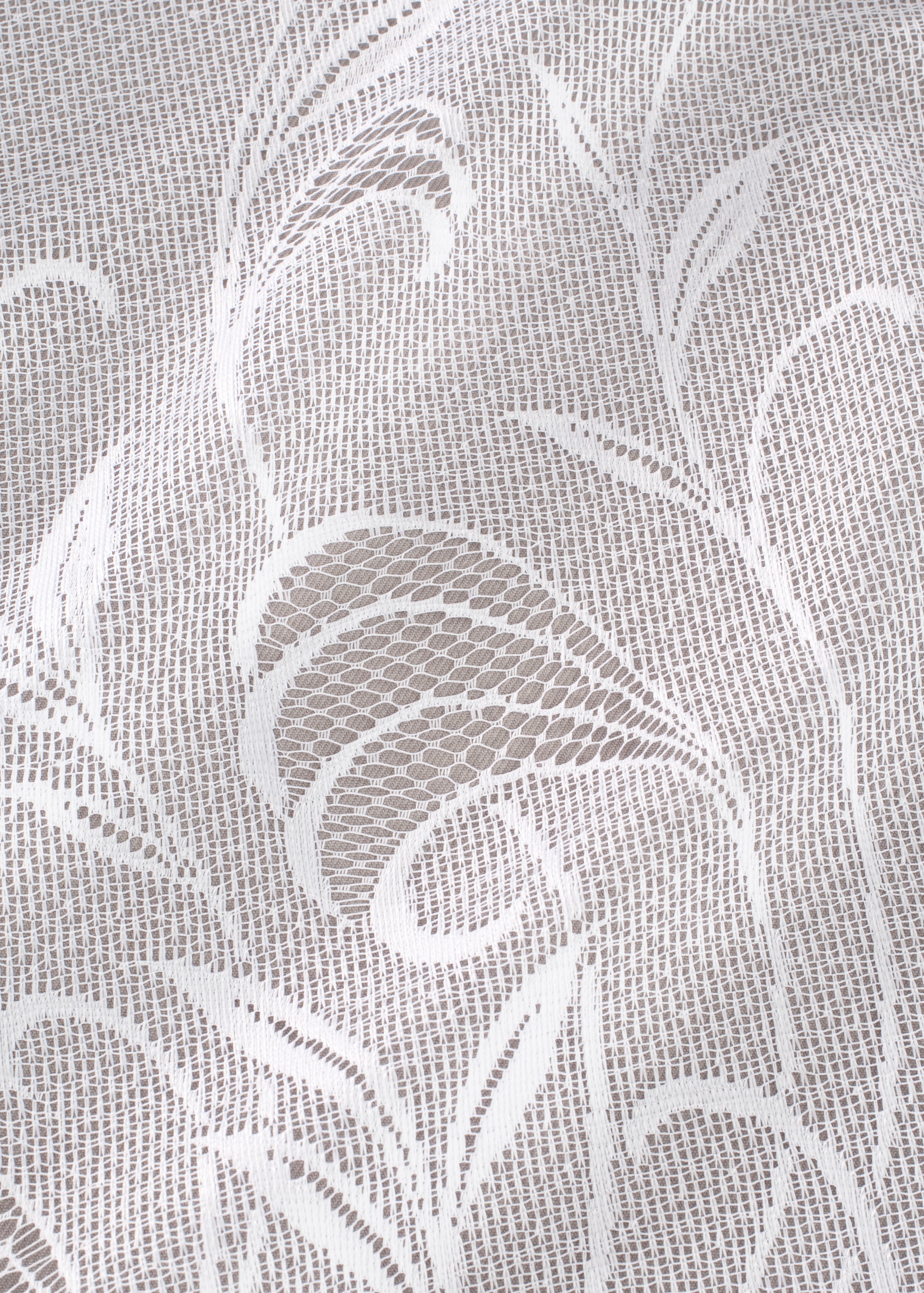 Weckbrodt Gardine »Jacqu«, (1 St.), feste Falten, Jacquard, halbtransparent, Bordüre, nach Maß, Store