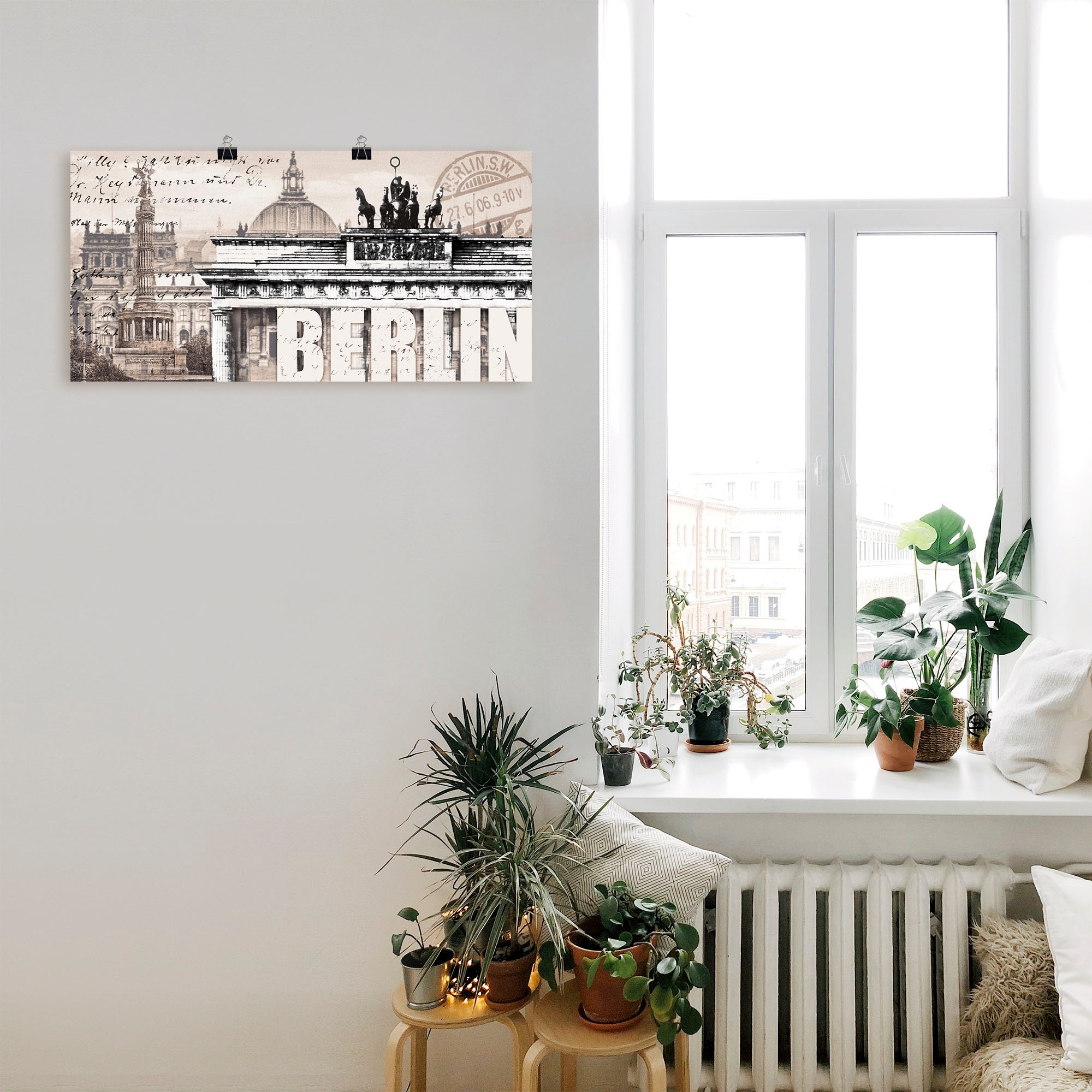Artland Wandbild »Berlin II«, Deutschland, (1 St.), als Leinwandbild, Poster, Wandaufkleber in verschied. Größen
