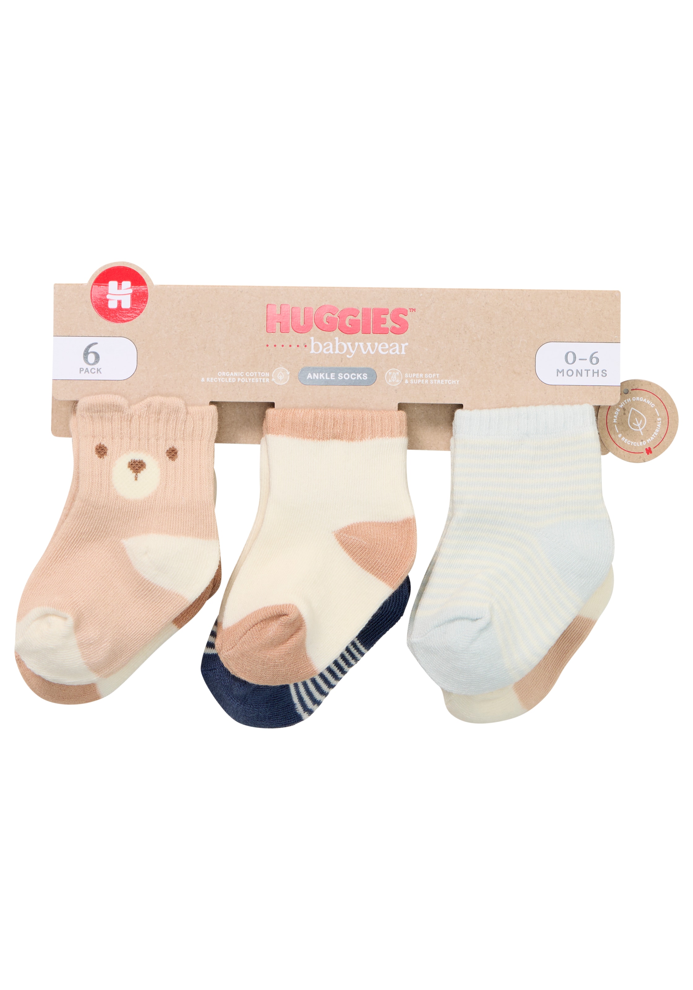 HUGGIES babywear Socken »HGHB 6PK SOCKS«, (6 Paar)