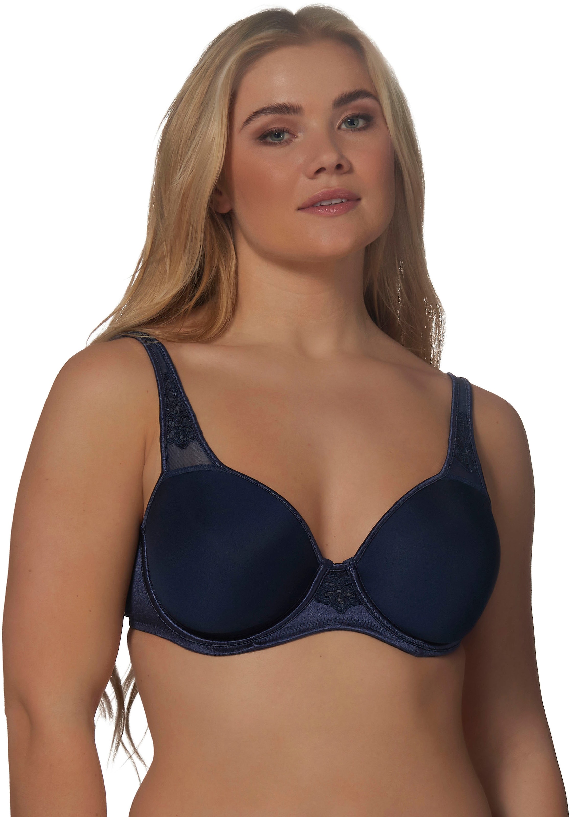 Elbrina Bügel-BH »Spacer Bra« vorgeformte Cups, breite Träger, mit Bügel, mit Spitze, feminin