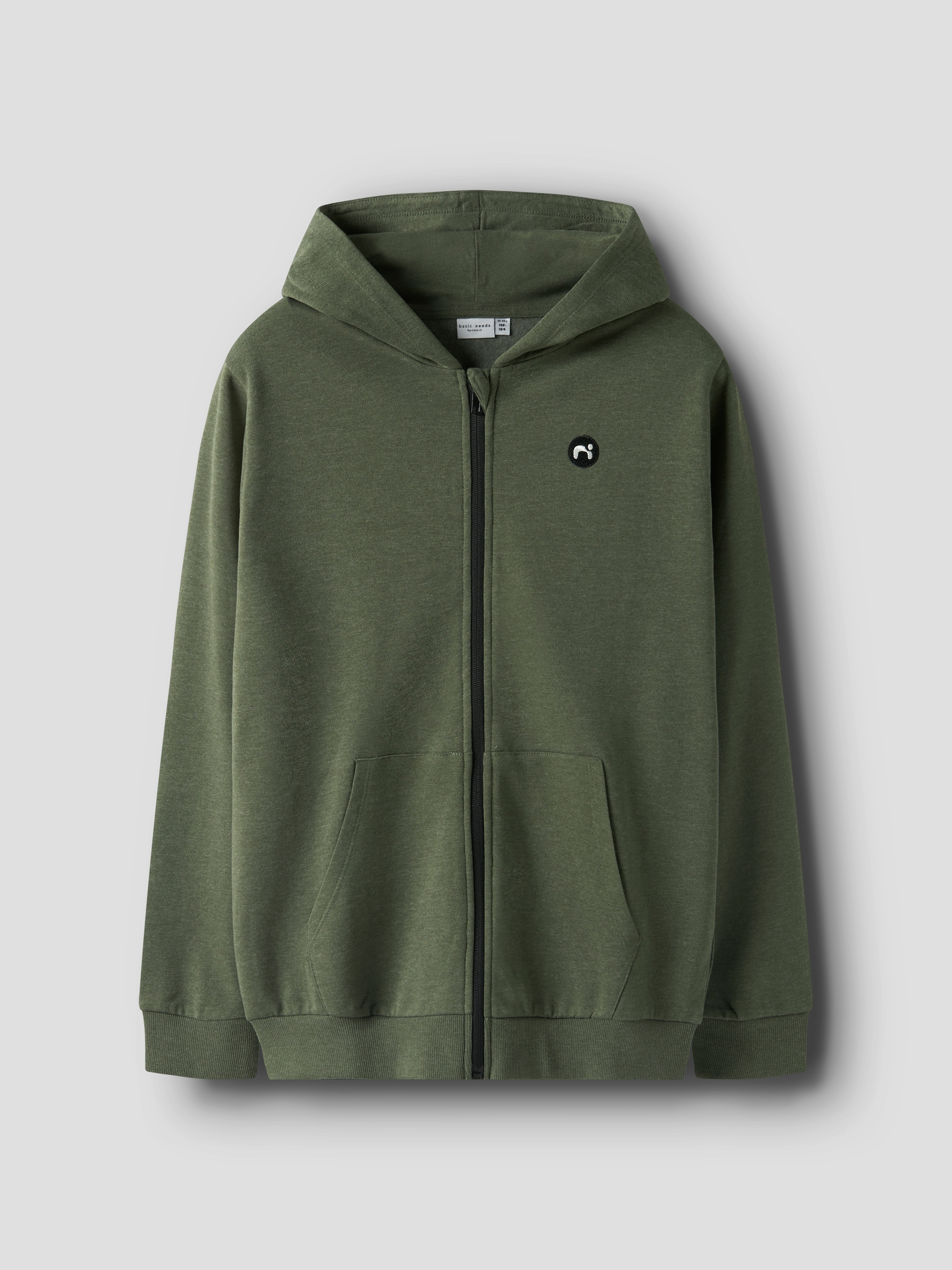 Name It Kapuzensweatjacke »NKMVIMO LS SWEAT CARD BRU NOOS«