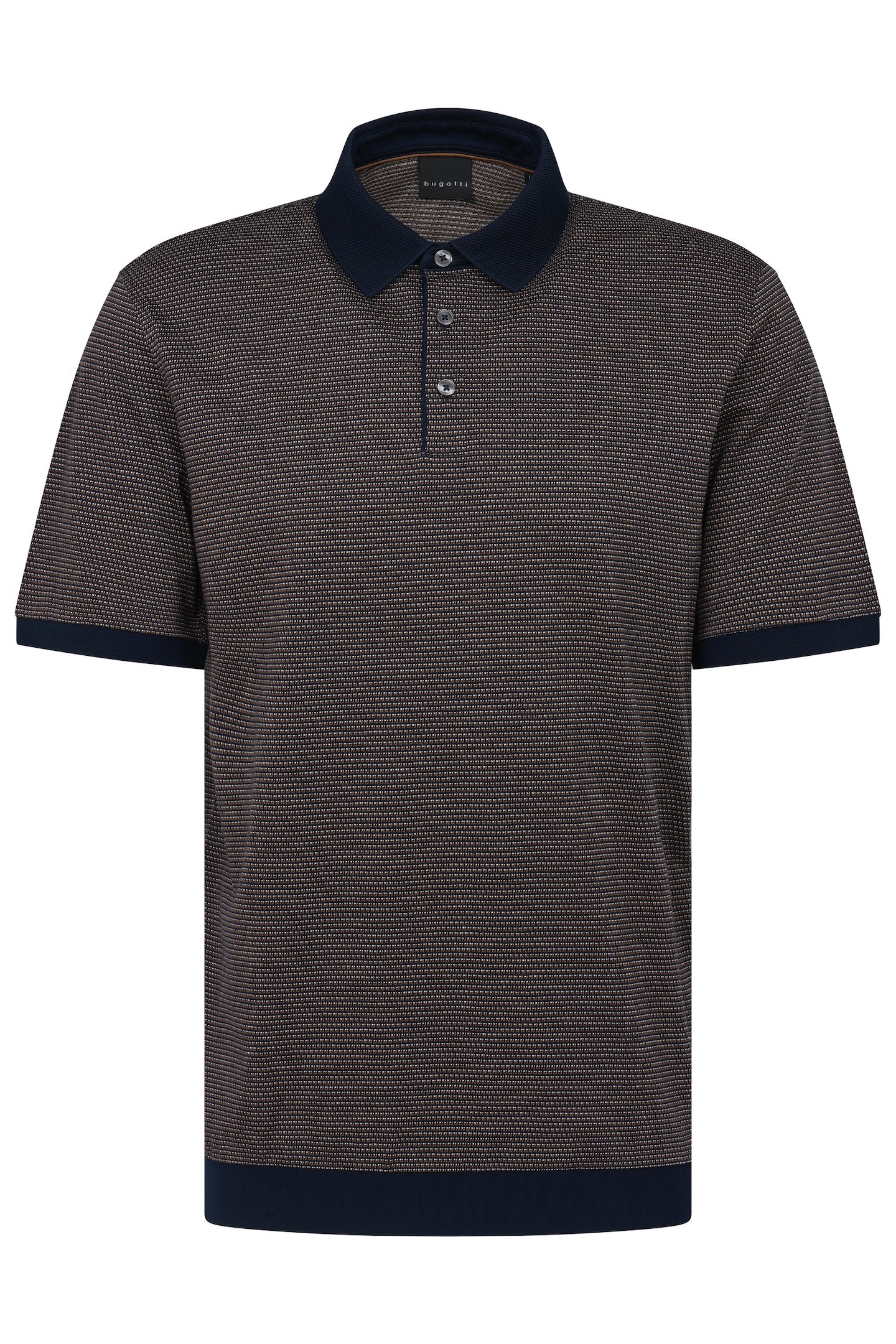bugatti Poloshirt, mit kurzen Ärmeln