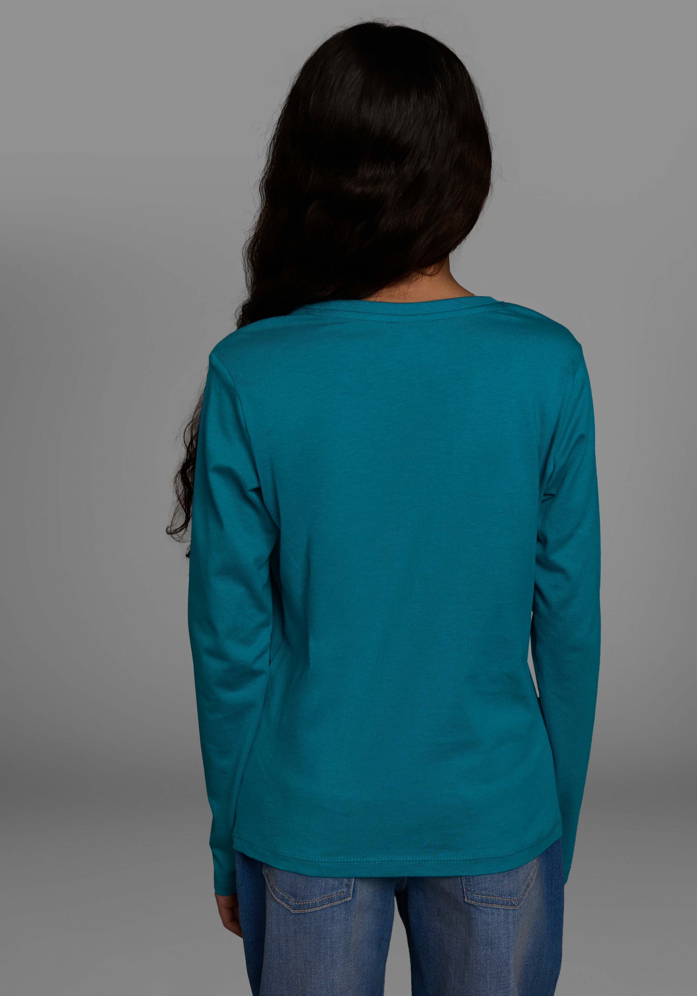 KIDSWORLD Langarmshirt »Ich hab das schon verstanden - es ist mir nur egal«, Langarm, Basic-Passform, mit Statements/Sprüchen