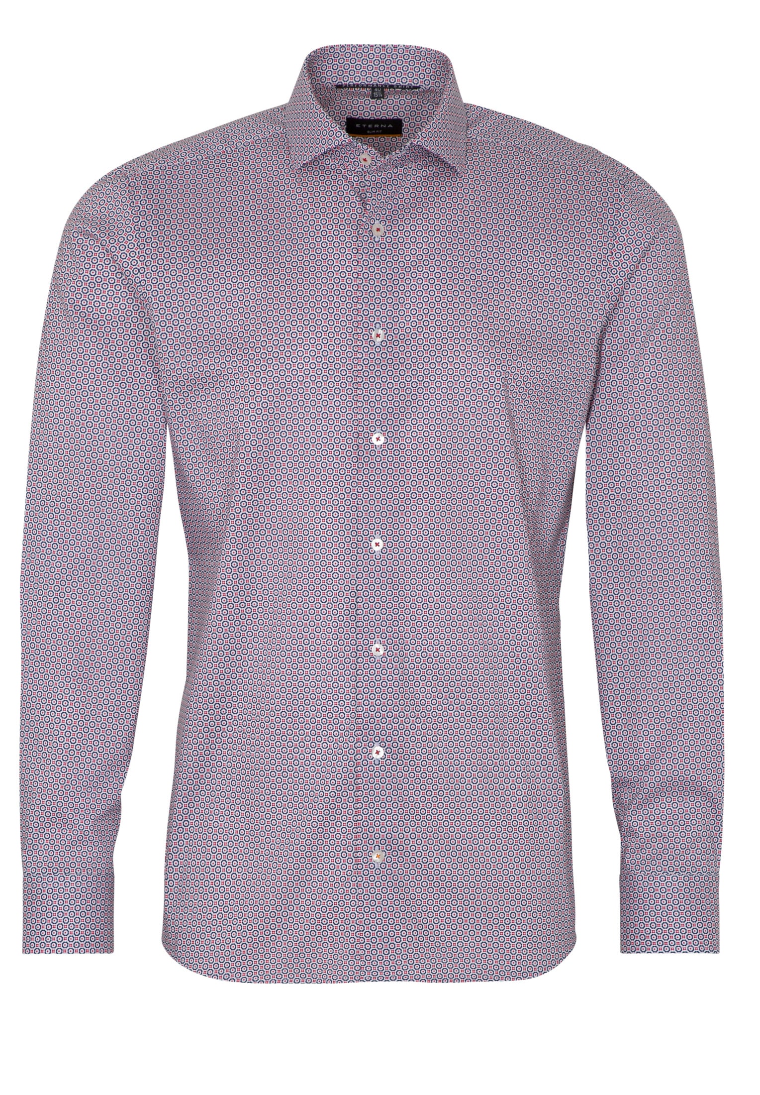 Eterna Langarmhemd »SLIM FIT« EASY IRON (bügelleicht)