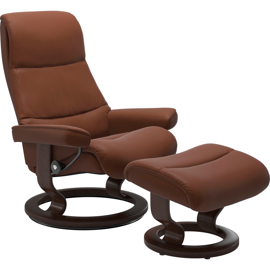 Stressless® Fußhocker »View«, mit Classic Base,Gestell Braun