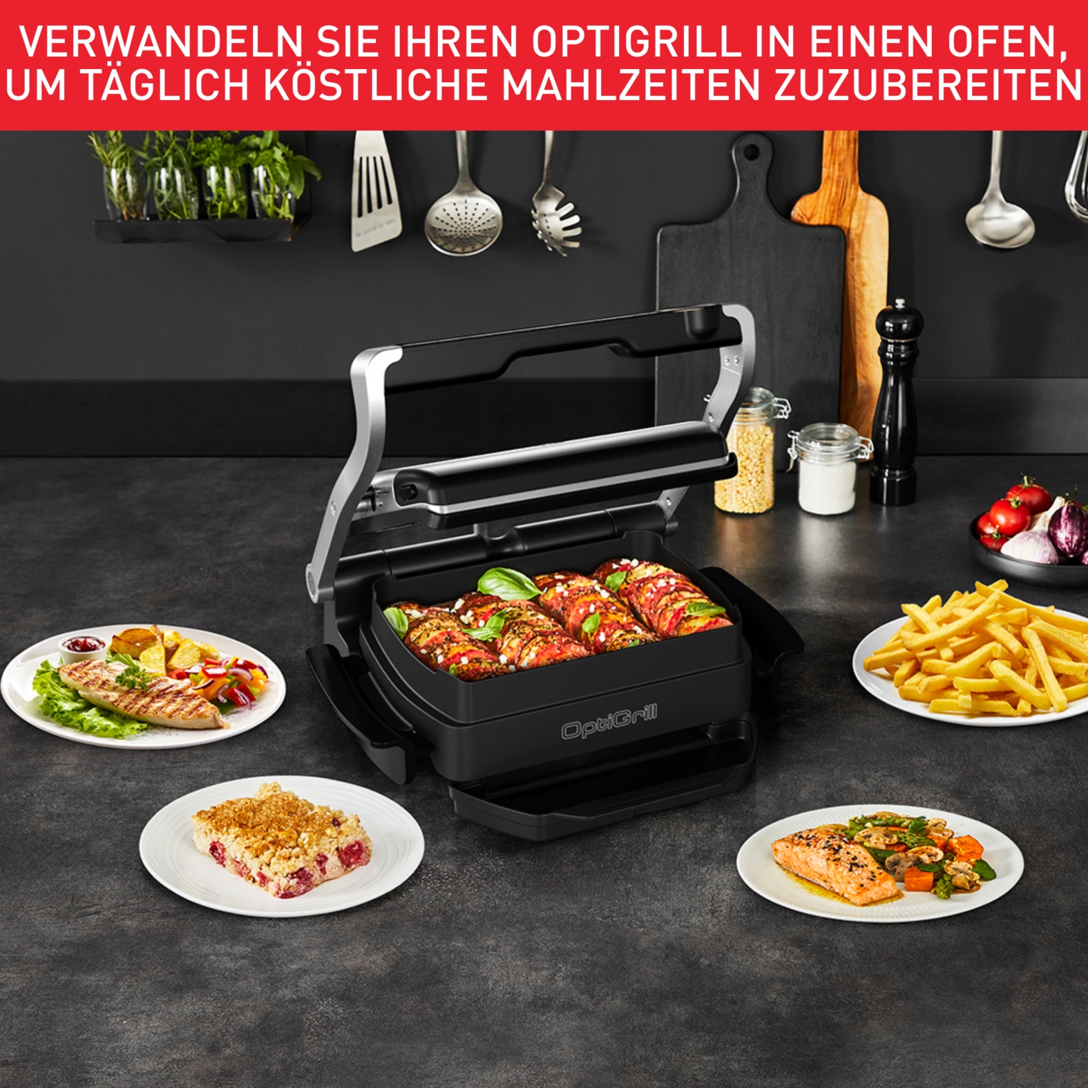 Tefal Kontaktgrill »GC714D OptiGrill+« 