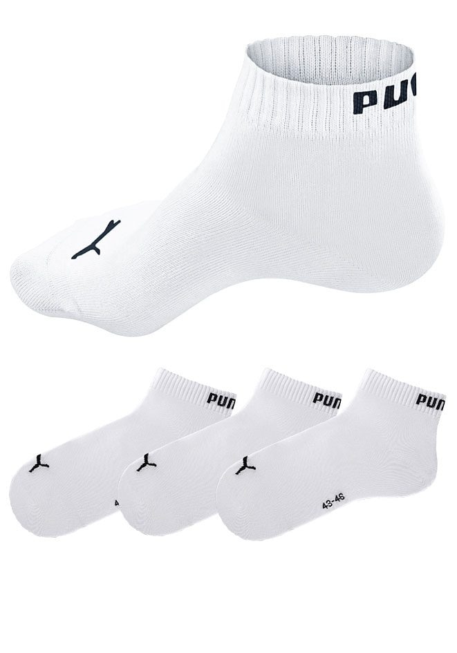 PUMA Kurzsocken, (3 Paar), mit Rippbündchen im OTTO Online Shop