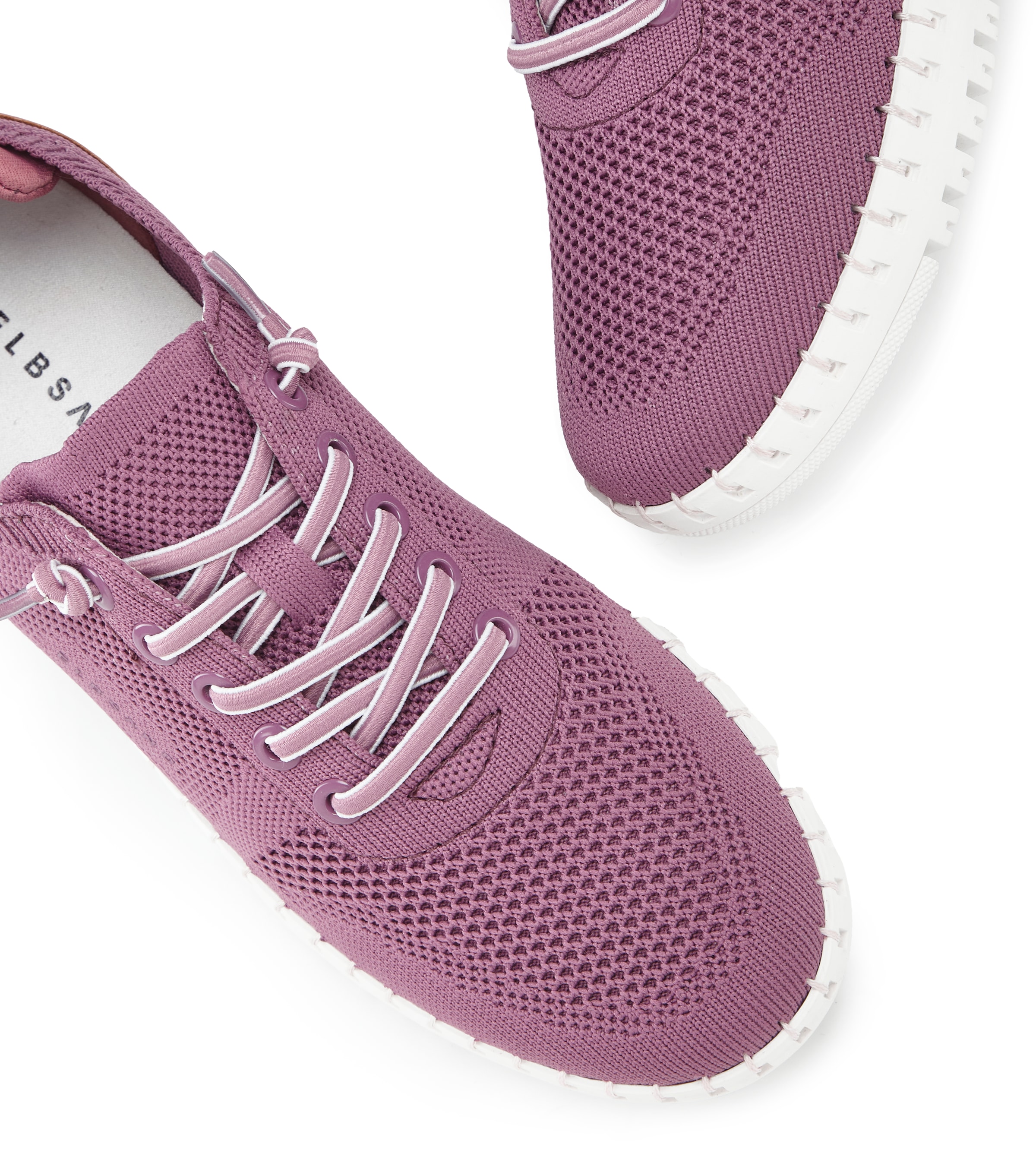 Elbsand Sneaker »Freizeitschuh,«  zum Reinschlüpfen mit elastischen Schnürbändern VEGAN