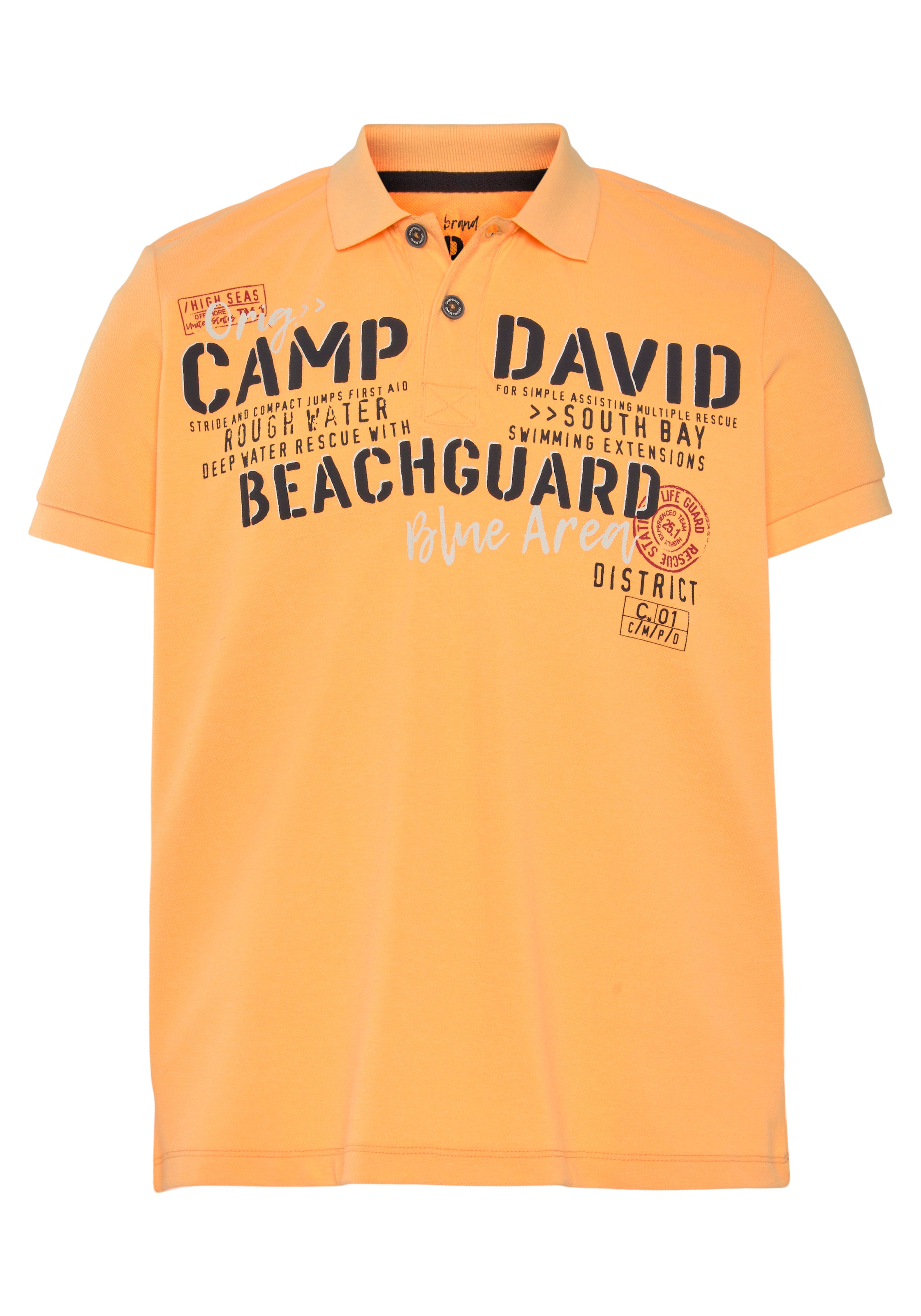 CAMP DAVID Poloshirt, in hochwertiger bei bestellen OTTO online Piqué-Qualität