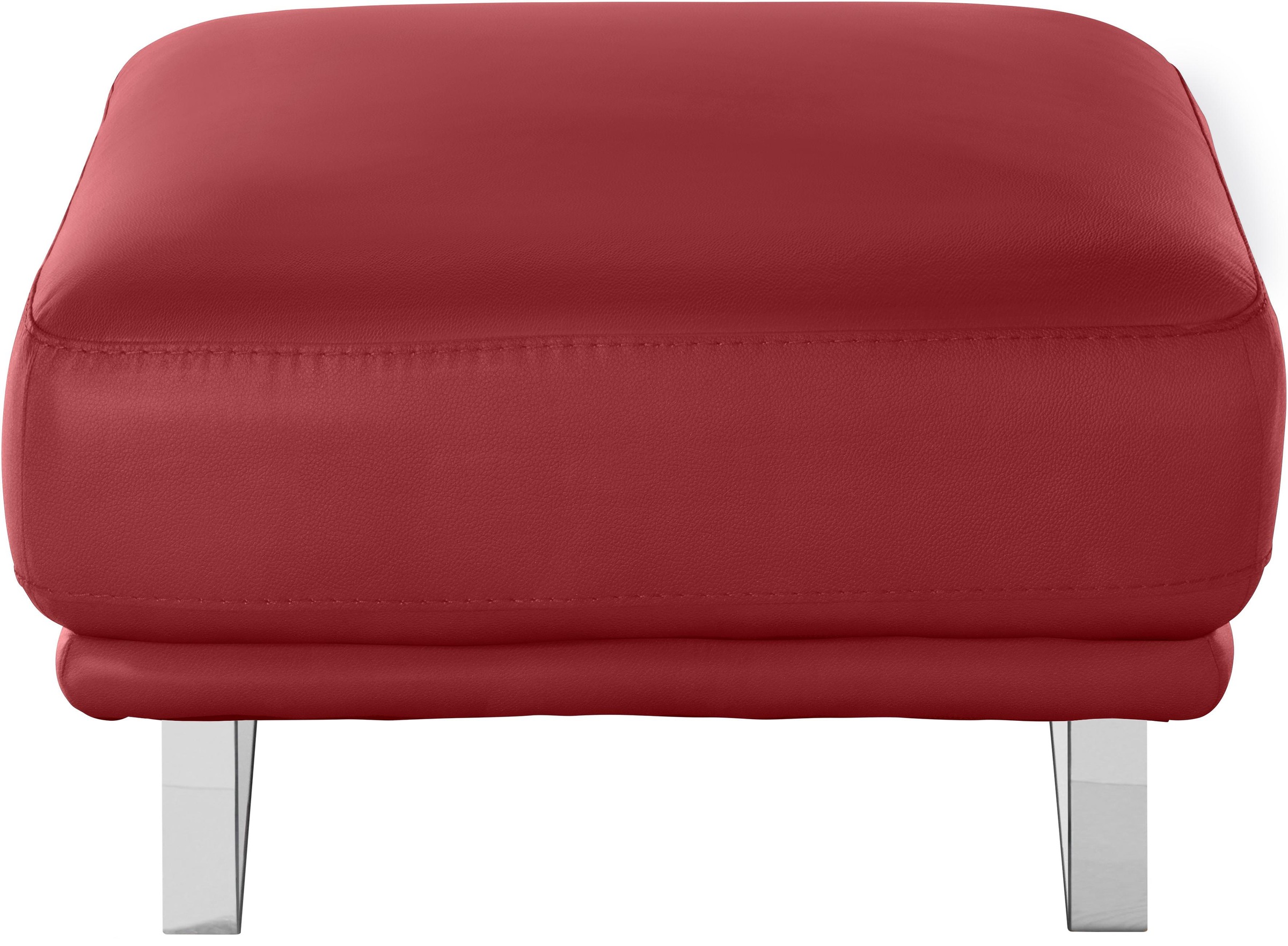 W.SCHILLIG Hocker »montanaa«, mit Metallkufen in Chrom glänzend, Breite 71 cm