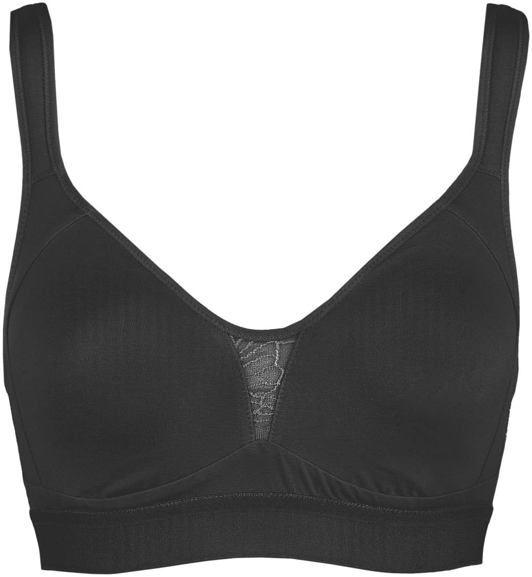 Nina Von C. Bügelloser BH »"Cotton Shape"«, ohne Bügel, verstellbar, nahtlose Cups, elastisch, bequem, Baumwollmix