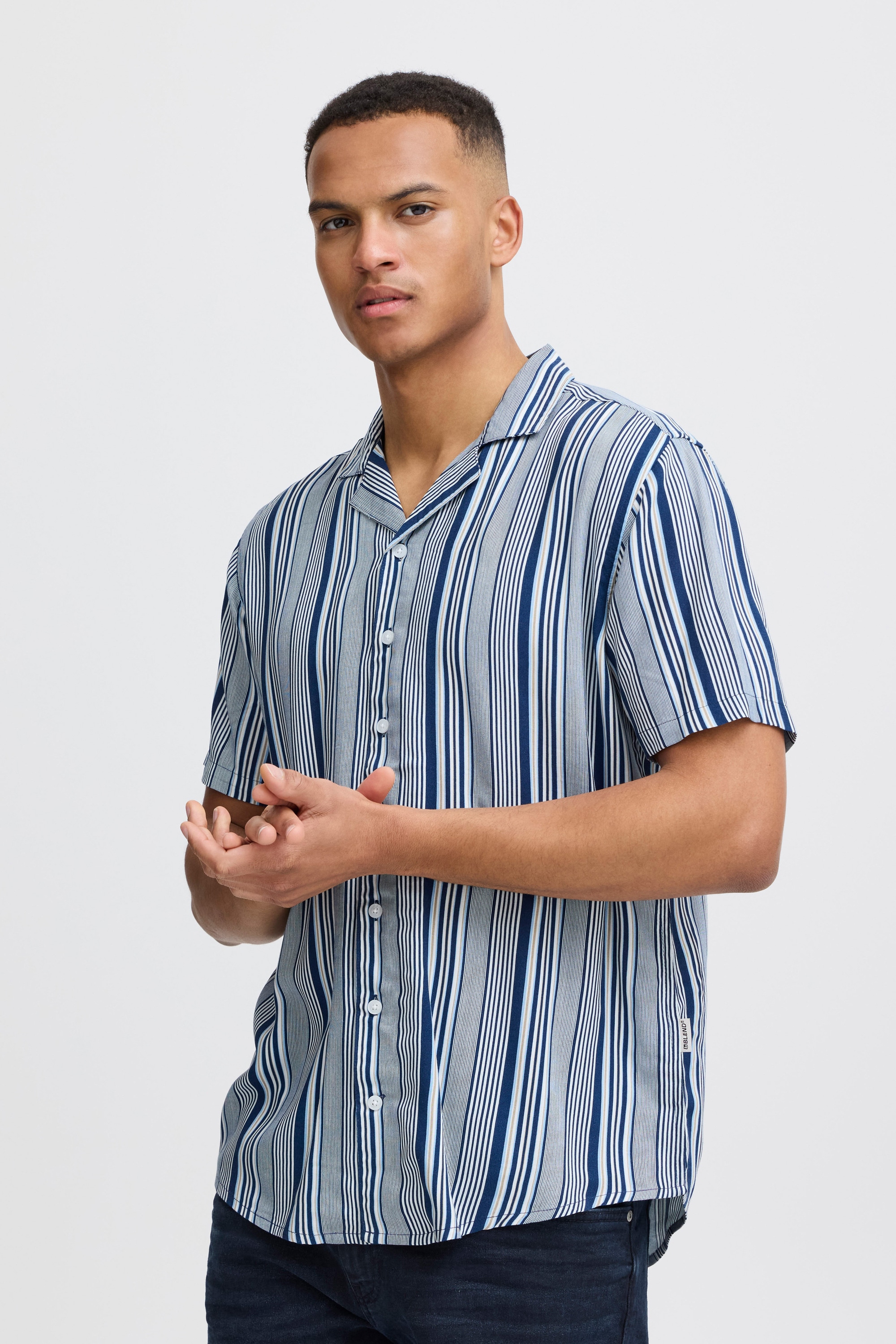 Blend Kurzarmshirt »Kurzarmhemd BHShirt«