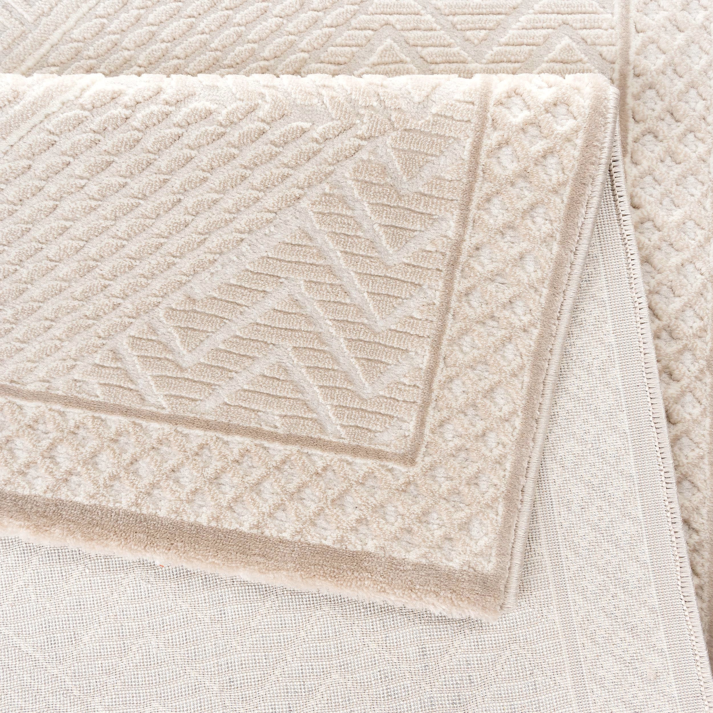 Sehrazat Teppich »Luxury 6600«, rechteckig, 13 mm Höhe, Wohnzimmer, Kurzflor, Hoch Tief Struktur