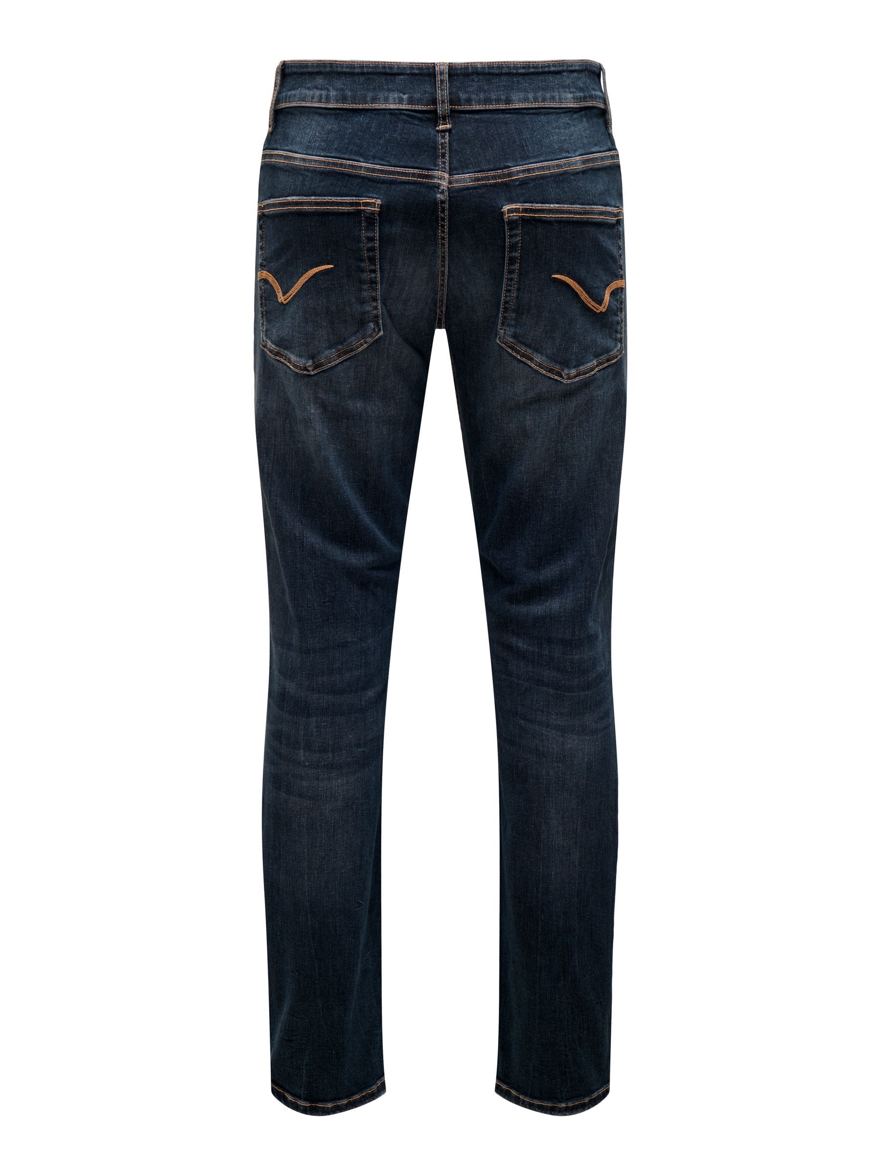 ONLY & SONS Slim-fit-Jeans »ONSLOOM SLIM EBONY 0366« mit niedriger Taille, sehr elastischer Denim