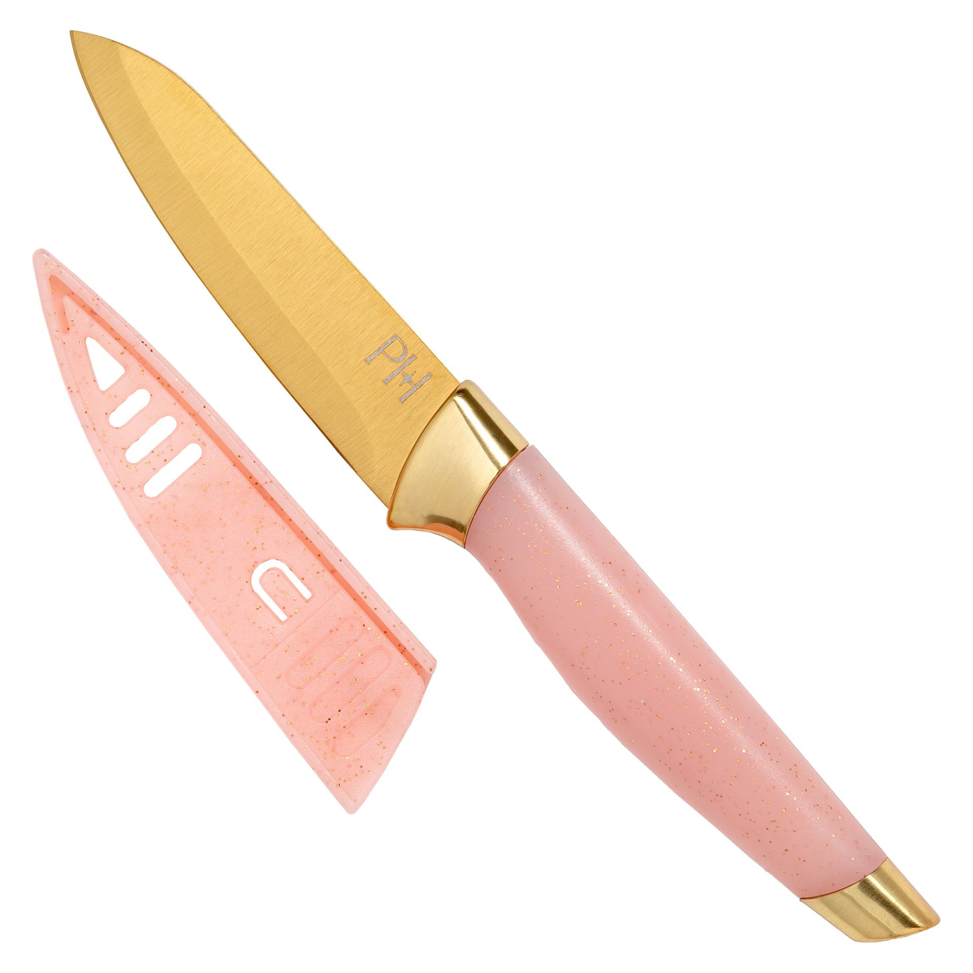 Paris Hilton Schneidebrett »Paris Hilton, Küchenhelfer-Set, 6-teilig« Schneidbrett-Set, Messer-Set, Bambusbrett mit Herz-Design