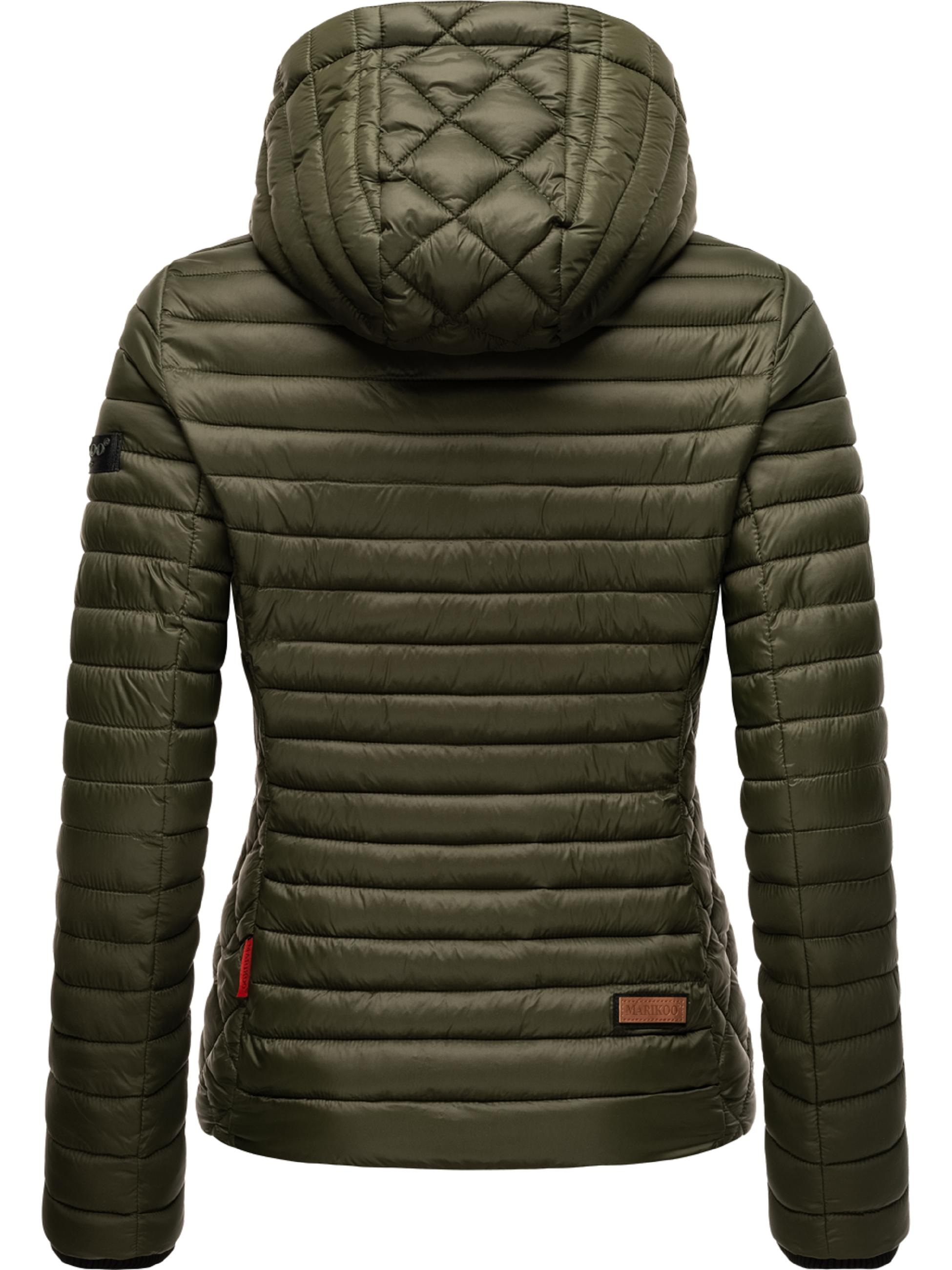 Marikoo Steppjacke »Steppjacke Samtpfote«, mit Kapuze