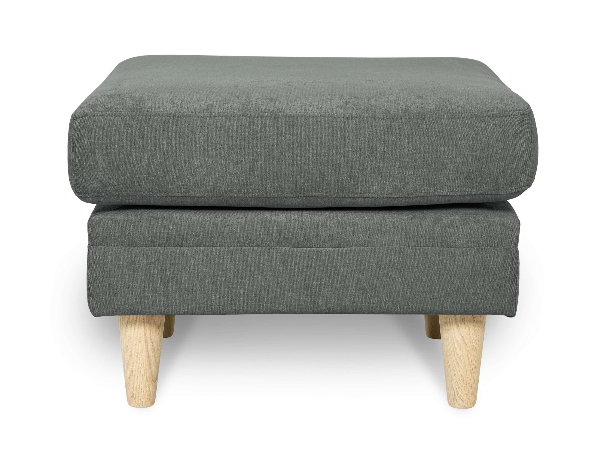 Home affaire Polsterhocker »Arellano, Breite 63 cm« klassisches Design, mit Massivholzfüßen, Webstoff fein, Chenille