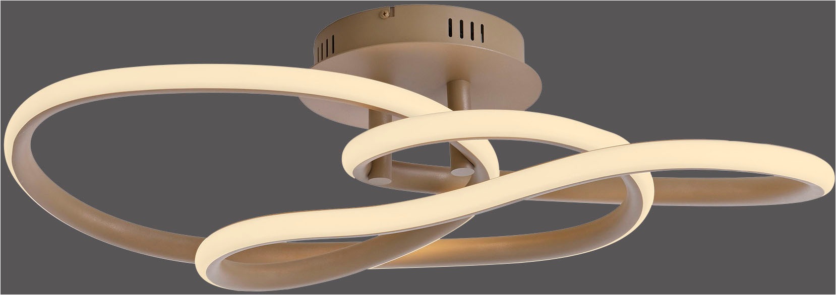 Paul Neuhaus LED Deckenleuchte »TWIST« LED-Board 1 Stk. Warmweiß Stufenlos dimmbar über Lichtschalter, Memoryfunktion