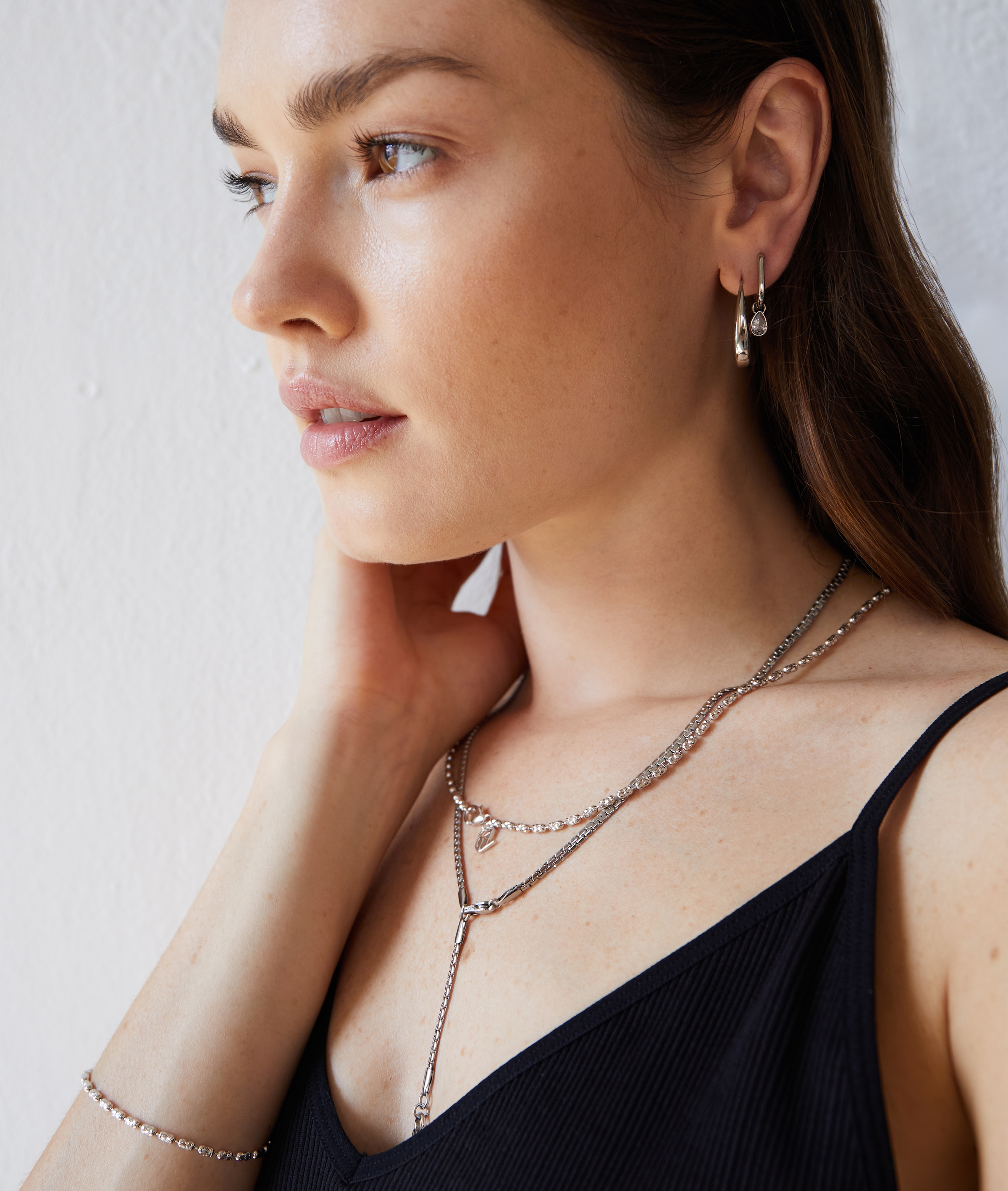 Echtzeit Armband »Schmuck Geschenk Silber 925 Armkette The Glitter One«