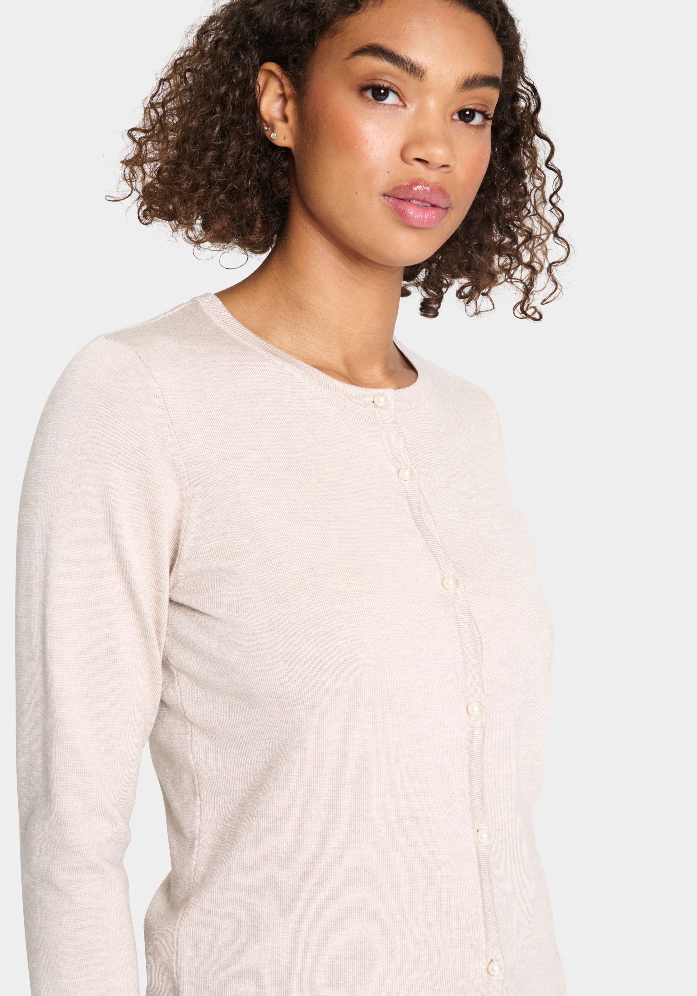 Saint Tropez Strickjacke »JemmaSZ Cardigan«, mit Zierknöpfen