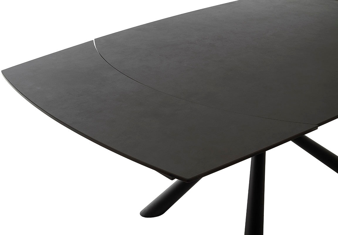MCA furniture Esstisch »NICOSIA Vierfußtisch 130-190 cm«, (Einzelstück), Keramik, Metall, Rotationsauszug, ausziehbar, Tischplatte 11 mm