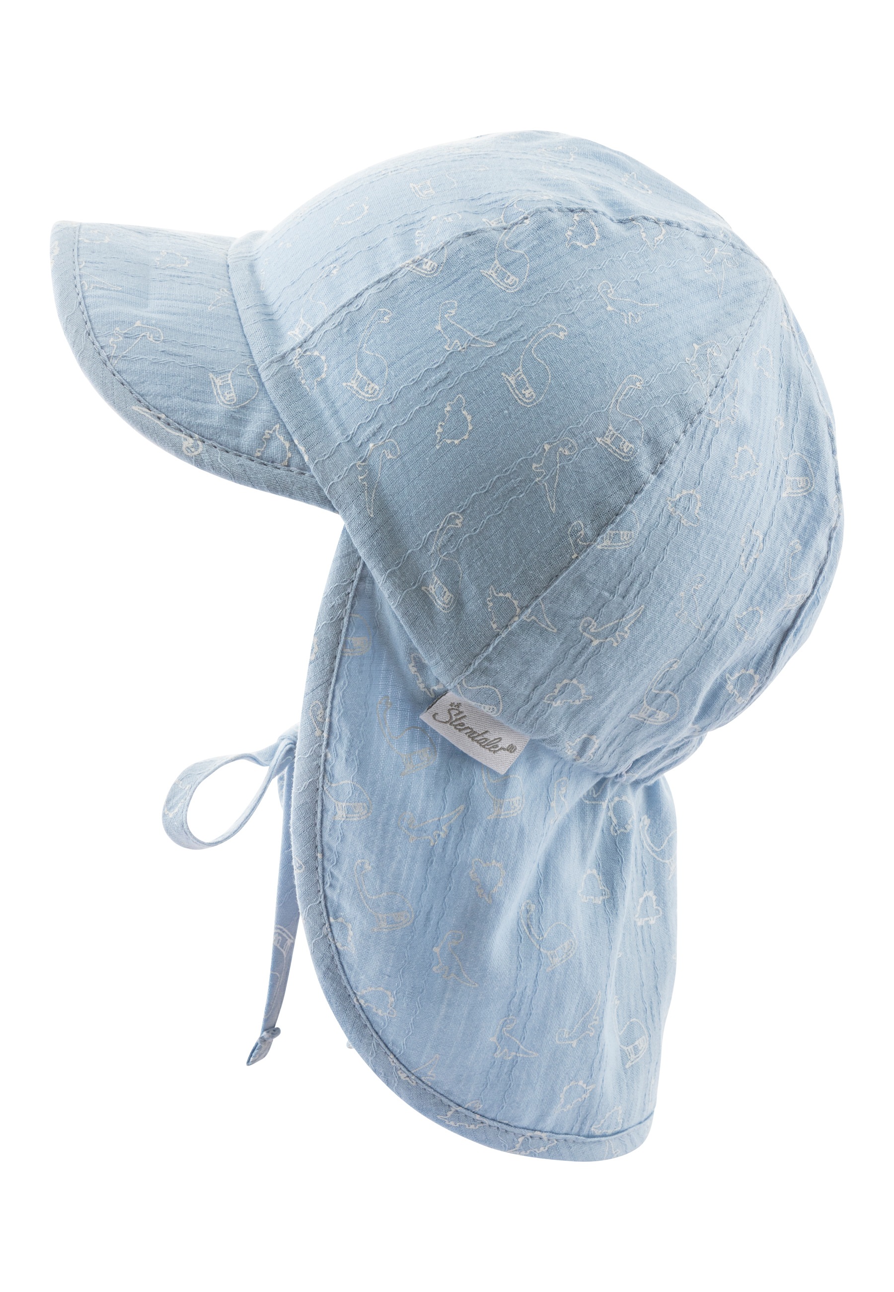 Sterntaler® Schirmmütze »Schirmmütze mit Nackenschutz Saurier«