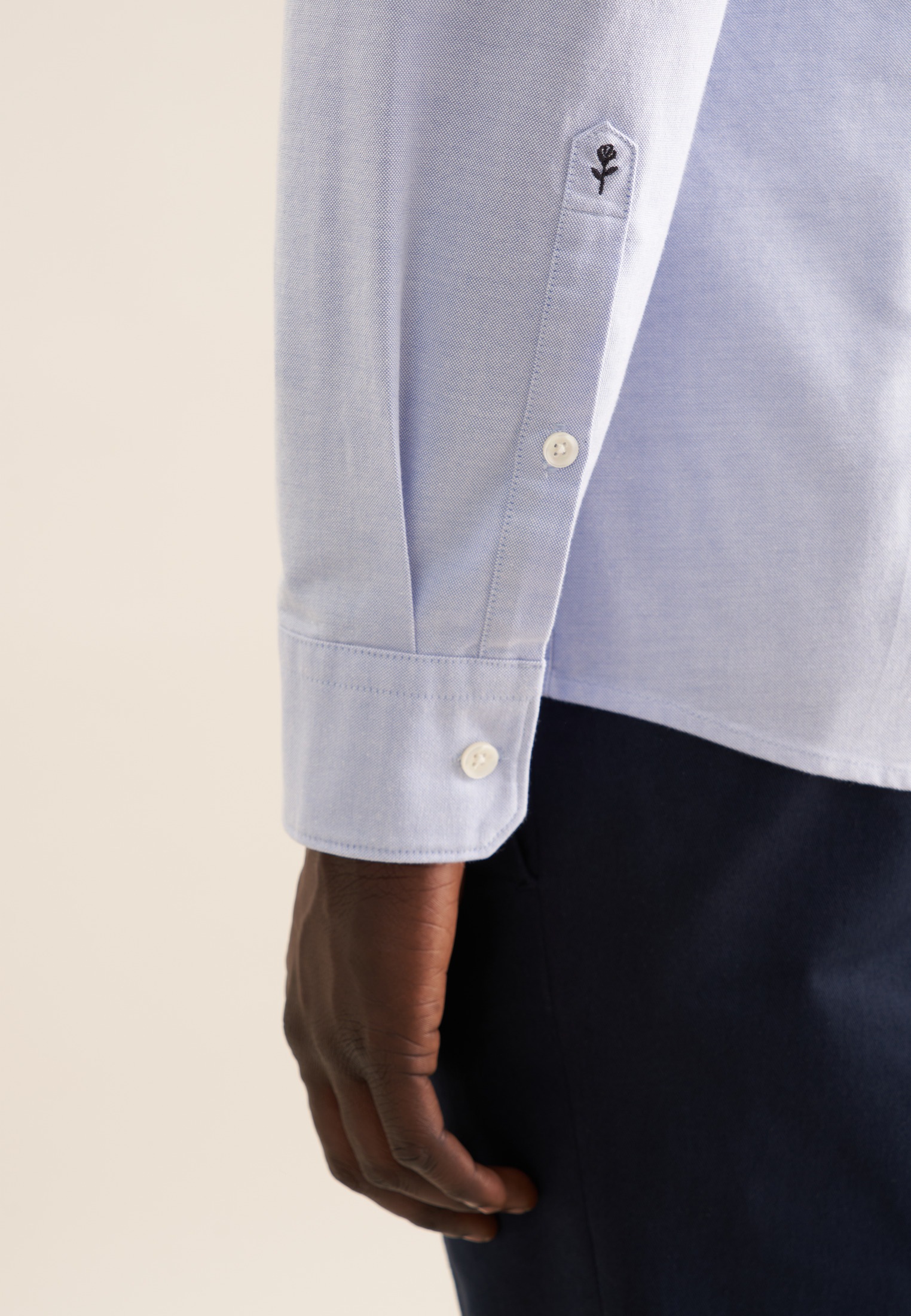 seidensticker Businesshemd, Slim 1/1 Button-Down-Kragen Uni