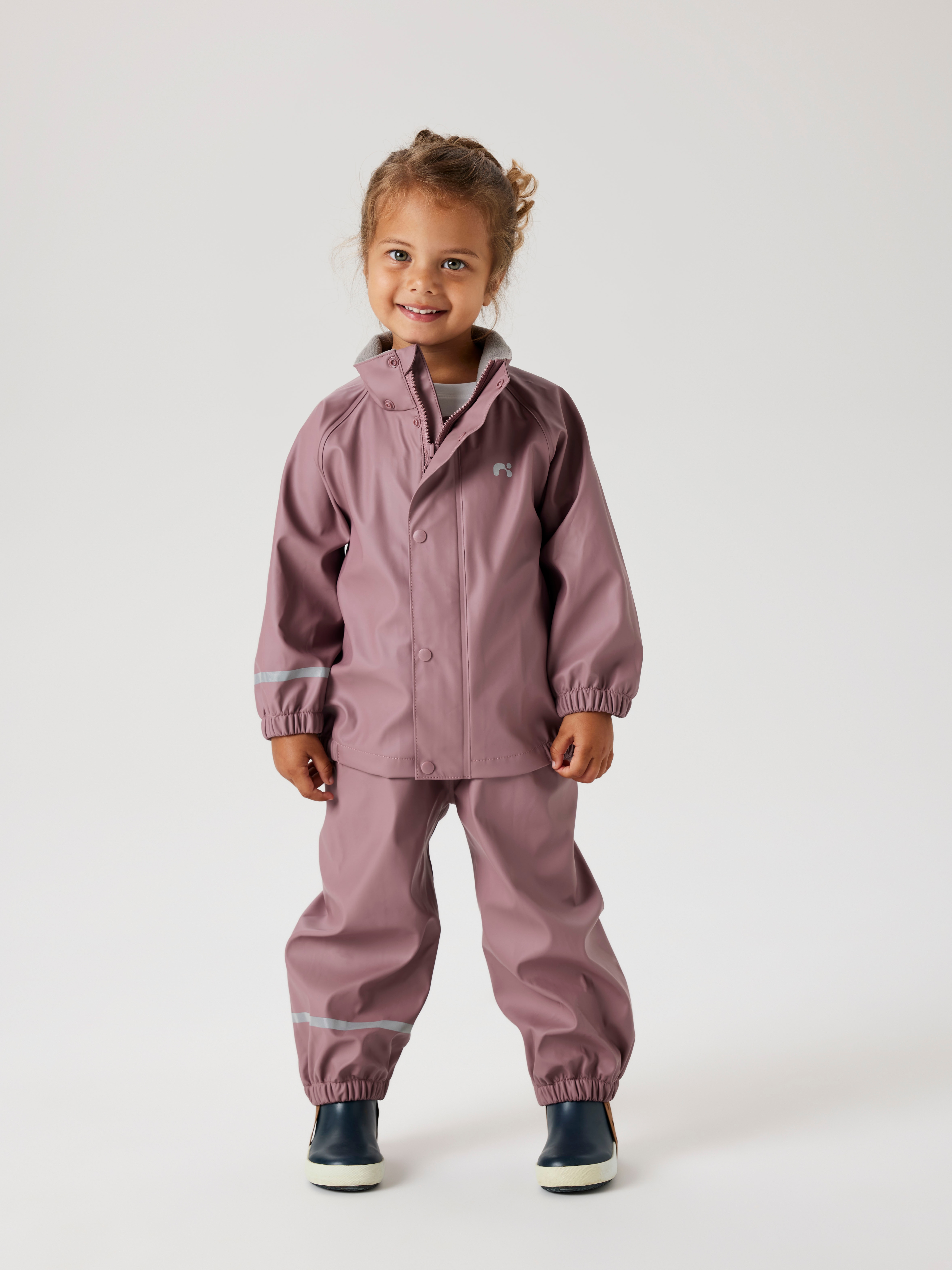 Name It Mädchen Regenmantel »NKNDRY10 für Mädchen mit Regenjacke und Hose im Set« Set in rosa, Größe 146