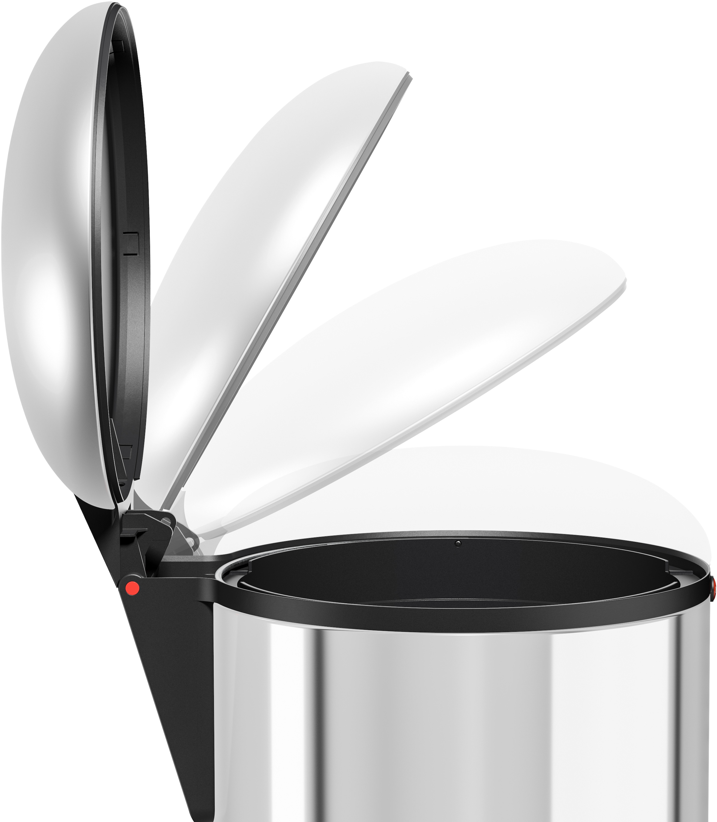 Hailo Mülleimer »Harmony M«, 1 Behälter, 12 l, Stahlblech o. Edelstahl, Kunststoff Inneneimer, Made in Germany