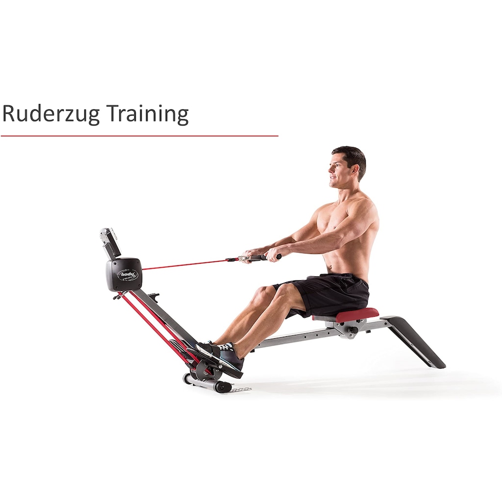 body coach Ruderzugmaschine »Tube Allround-Fitnessgerät 3fach Band-Zugsystem klappbar«