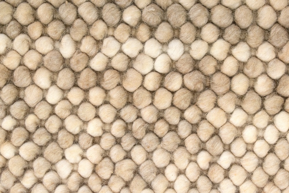 morgenland Wollteppich »Mosaik - Wollteppich«, rund, 2 mm Höhe, Sehr weicher Flor