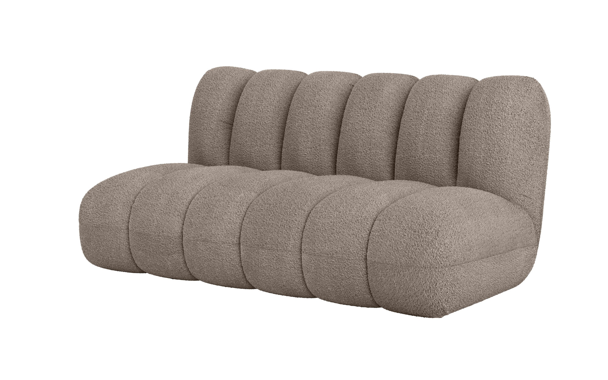 LeGer Home by Lena Gercke 2,5-Sitzer »Priya Designersofa, moderne Steppung, auch in Bouclé«, gemütlich und modern, B/T/H: 185/108/84 cm