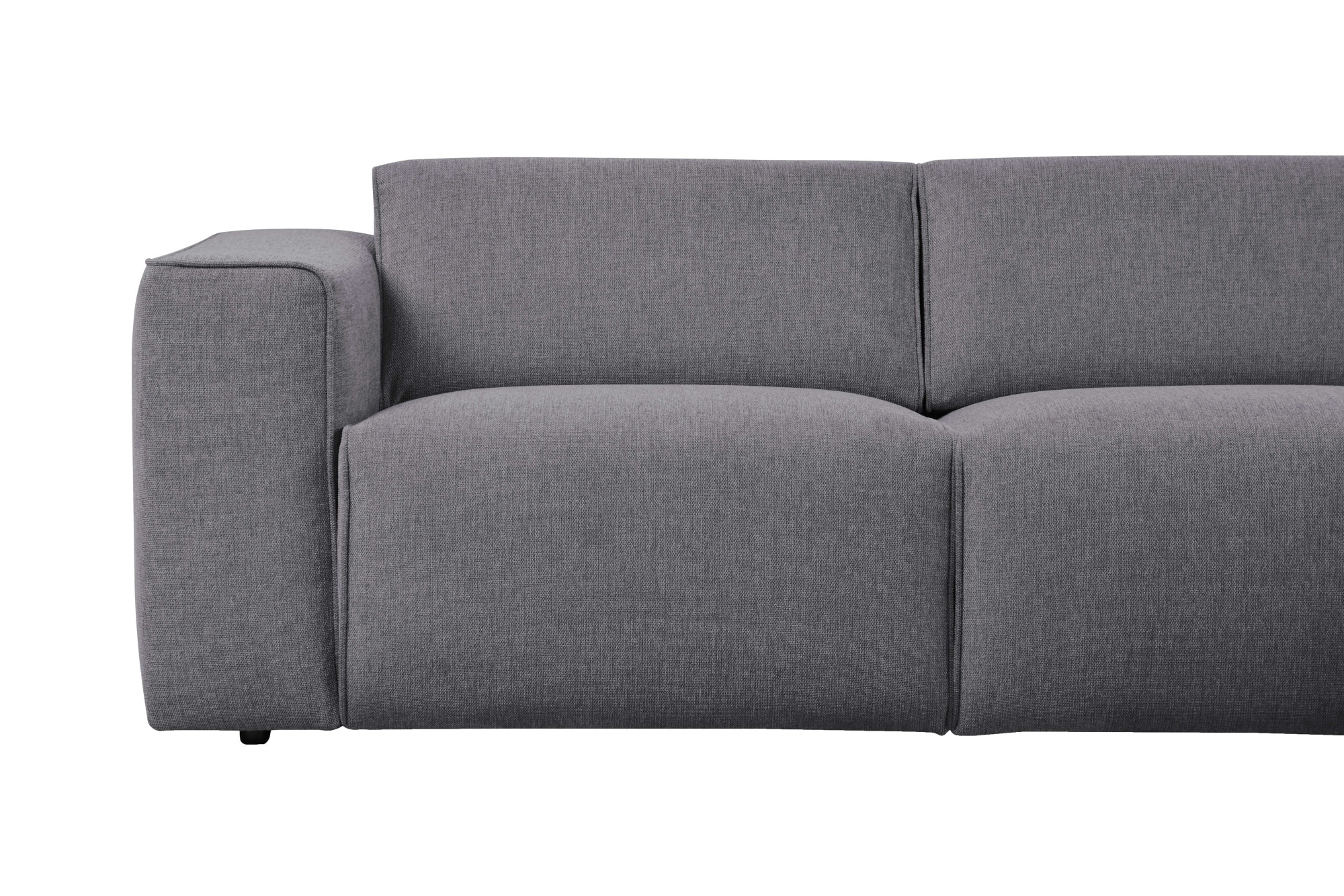 Home affaire Ecksofa »Noord mit Kedernaht, Breite 282 cm, L-Form« Webstoff, mit Wellenunterfederung, Massivholzrahmen