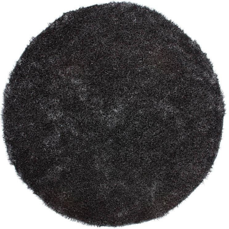 Kayoom Hochflor-Teppich »Diamond 700«, rund, 45 mm Höhe, weiche Microfaser, Langflor, Shaggy, Melange, Wohnzimmer