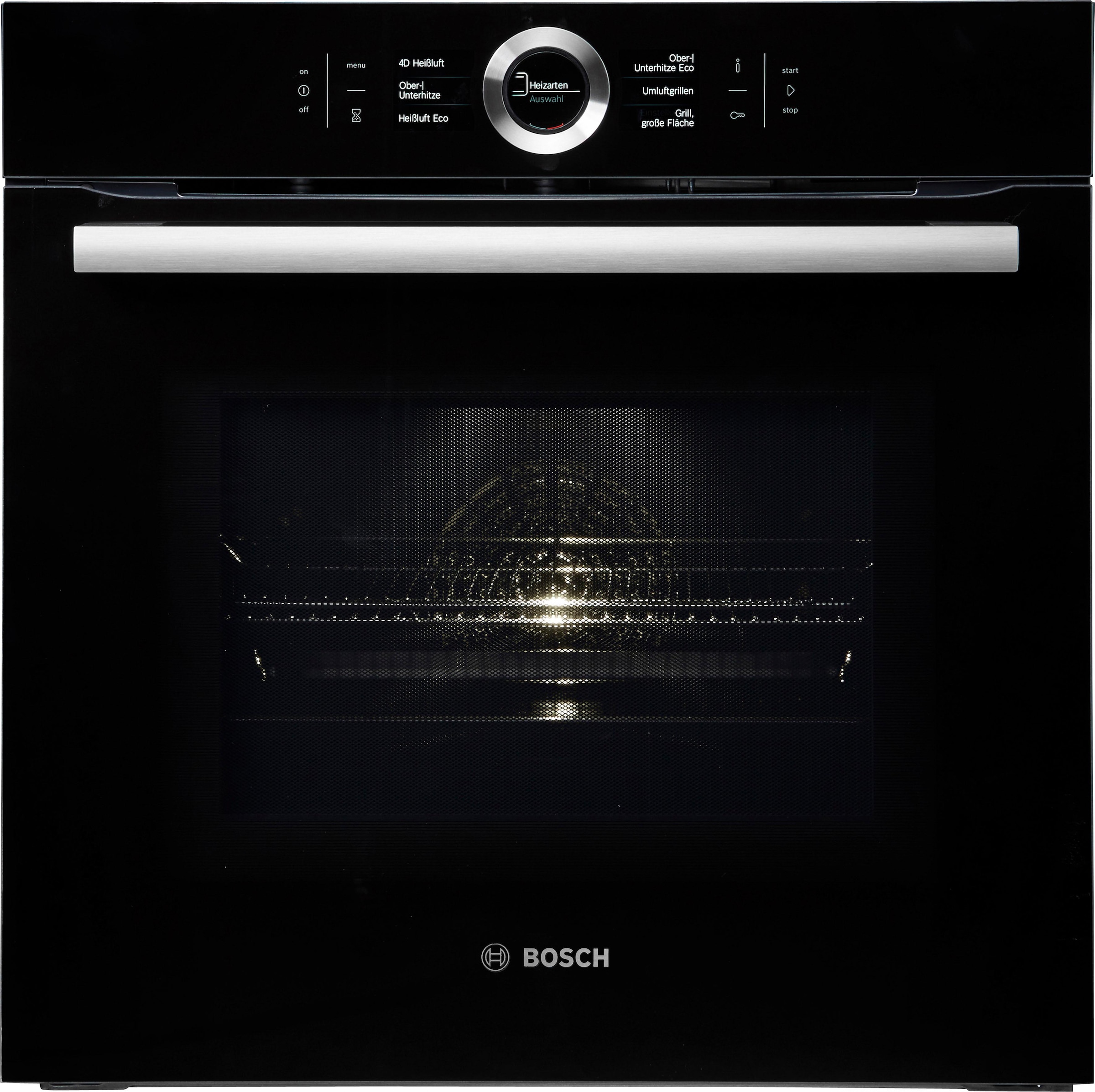 BOSCH Backofen mit Mikrowelle  »HMG6764B1«, mit 1-fach-Teleskopauszug, Pyrolyse-Selbstreinigung