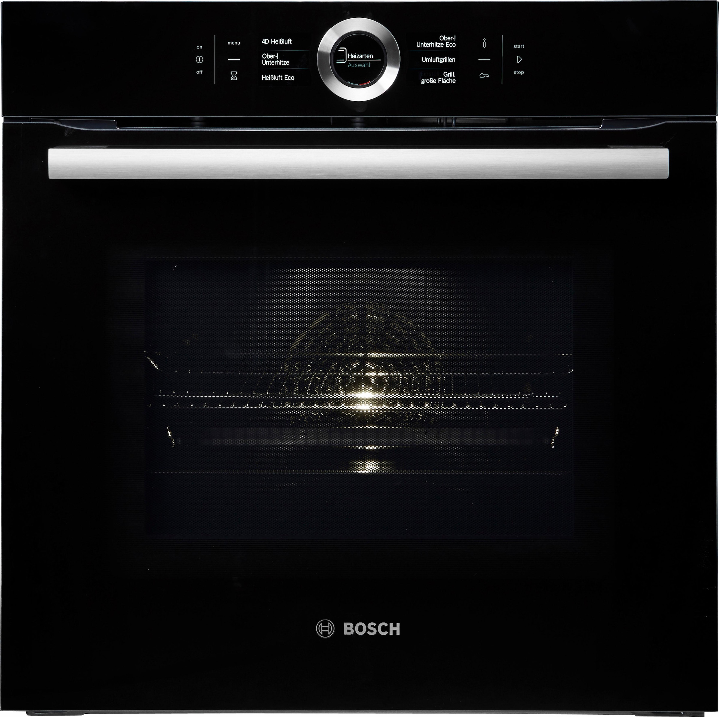 BOSCH Backofen mit Mikrowelle »HMG6764B1«, HMG6764B1, mit 1-fach- Teleskopauszug, Pyrolyse-Selbstreinigung bestellen bei OTTO