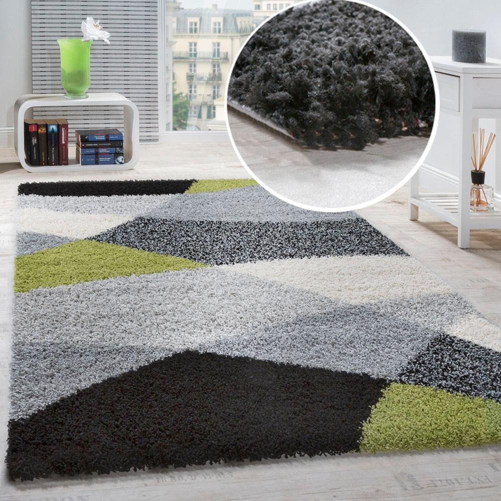 Hochflor-Teppich »Mango 308«, rechteckig, weicher Shaggy, modernes Design, ideal im...