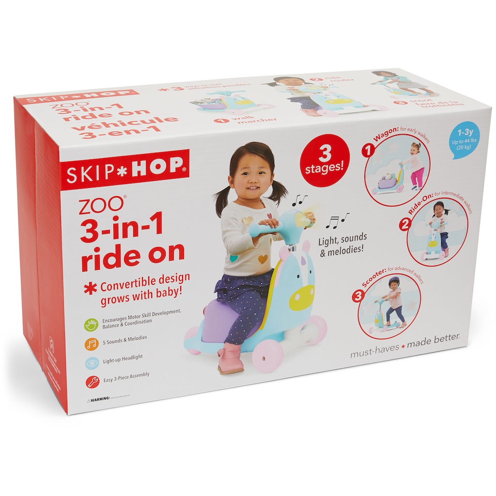 Skip Hop Lauflernhilfe »3in1 Roller Einhorn«